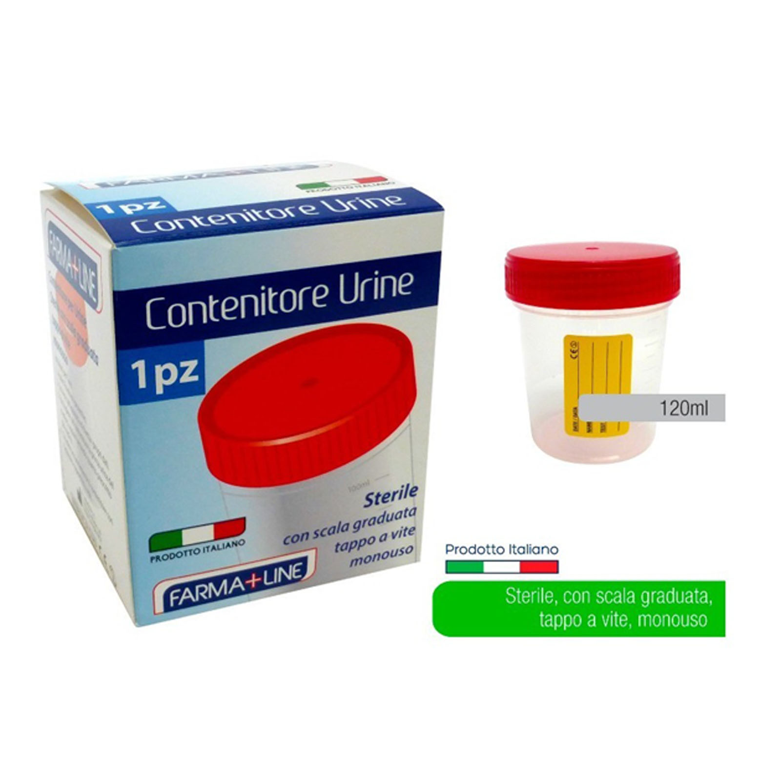 Contenitore Sterile Urine 120 ml