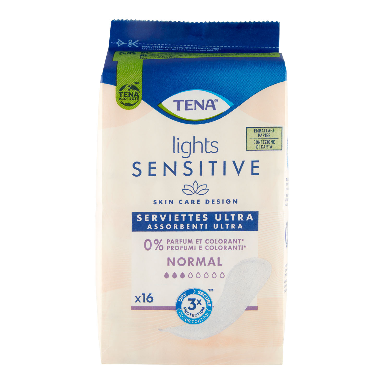 Assorbenti Lights Sensitive Normal, 16 Pz