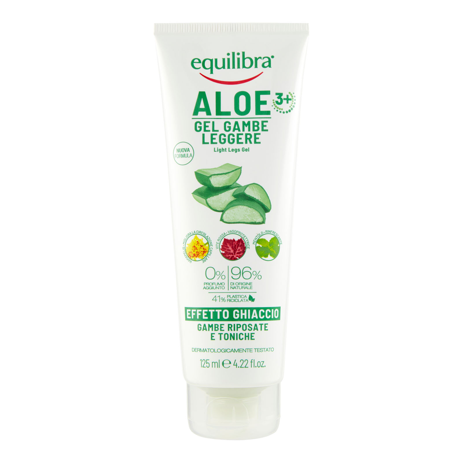 Aloe Gel Gambe Leggere Effetto Ghiaccio 125 ml