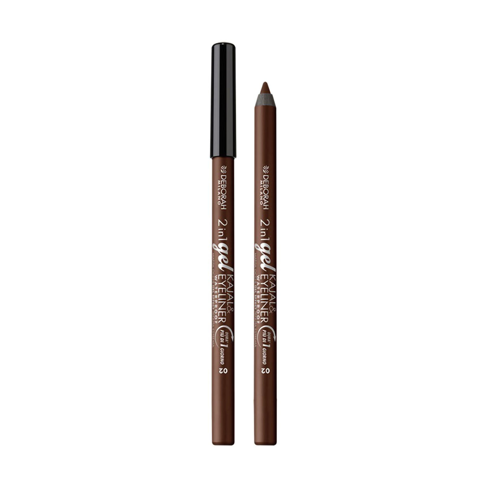 2 In 1 Gel Kajal & Eyeliner 2in1 gel new 02 brown