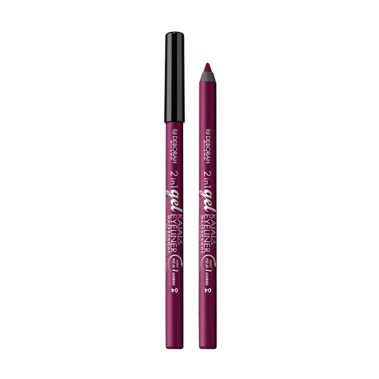 2 In 1 Gel Kajal & Eyeliner 2in1 gel new 04 aubergine