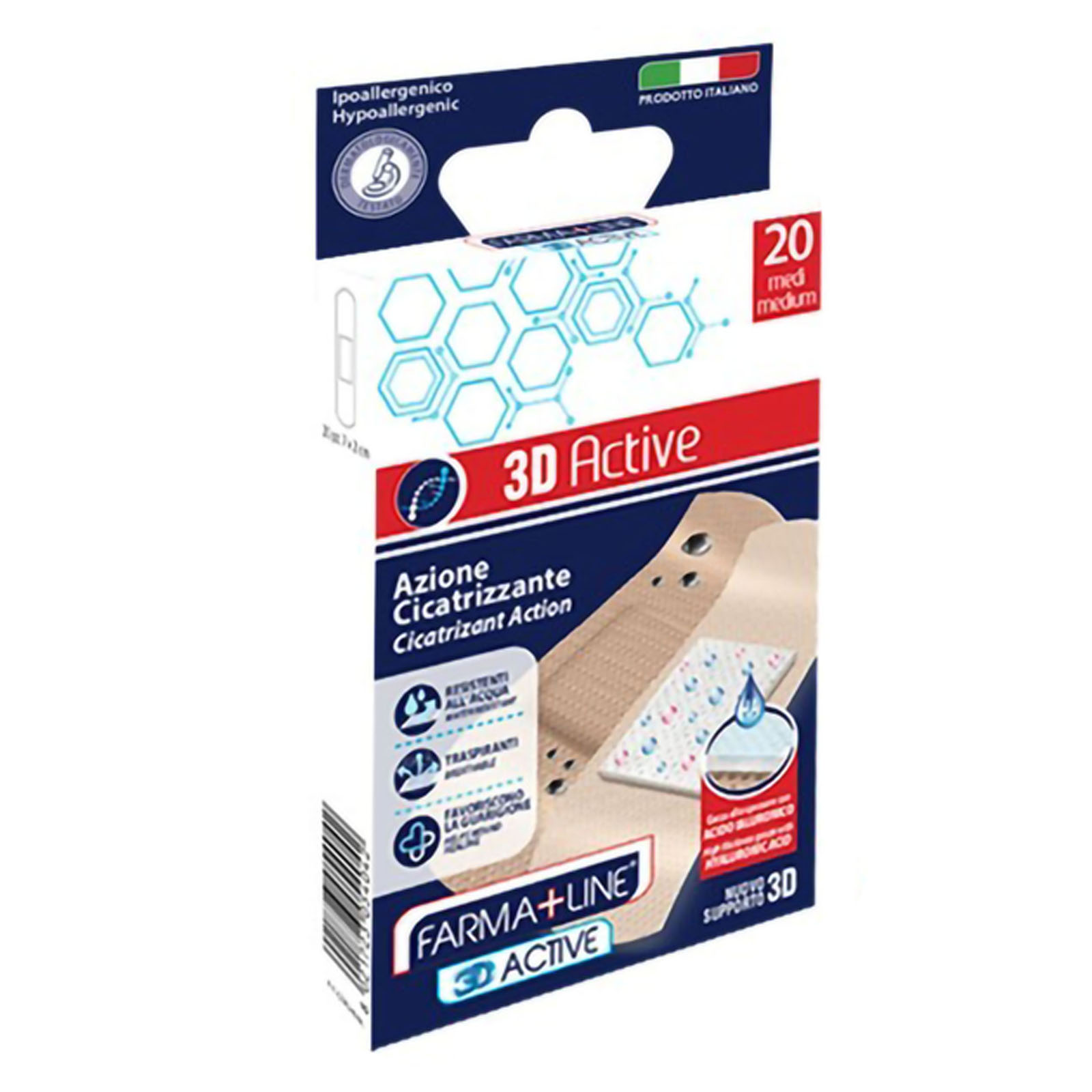Cerotti 3d Active Cicatrizzante 20 Pz