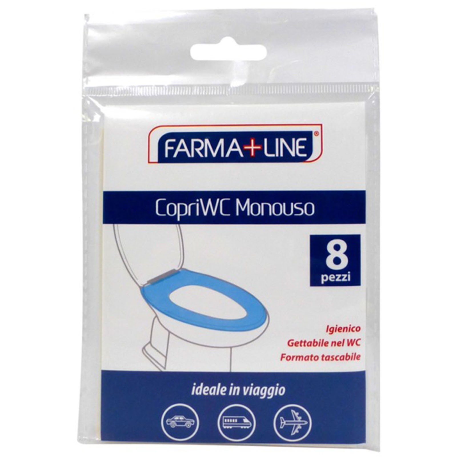 Copriwater Monouso Farmaline 8 Pz