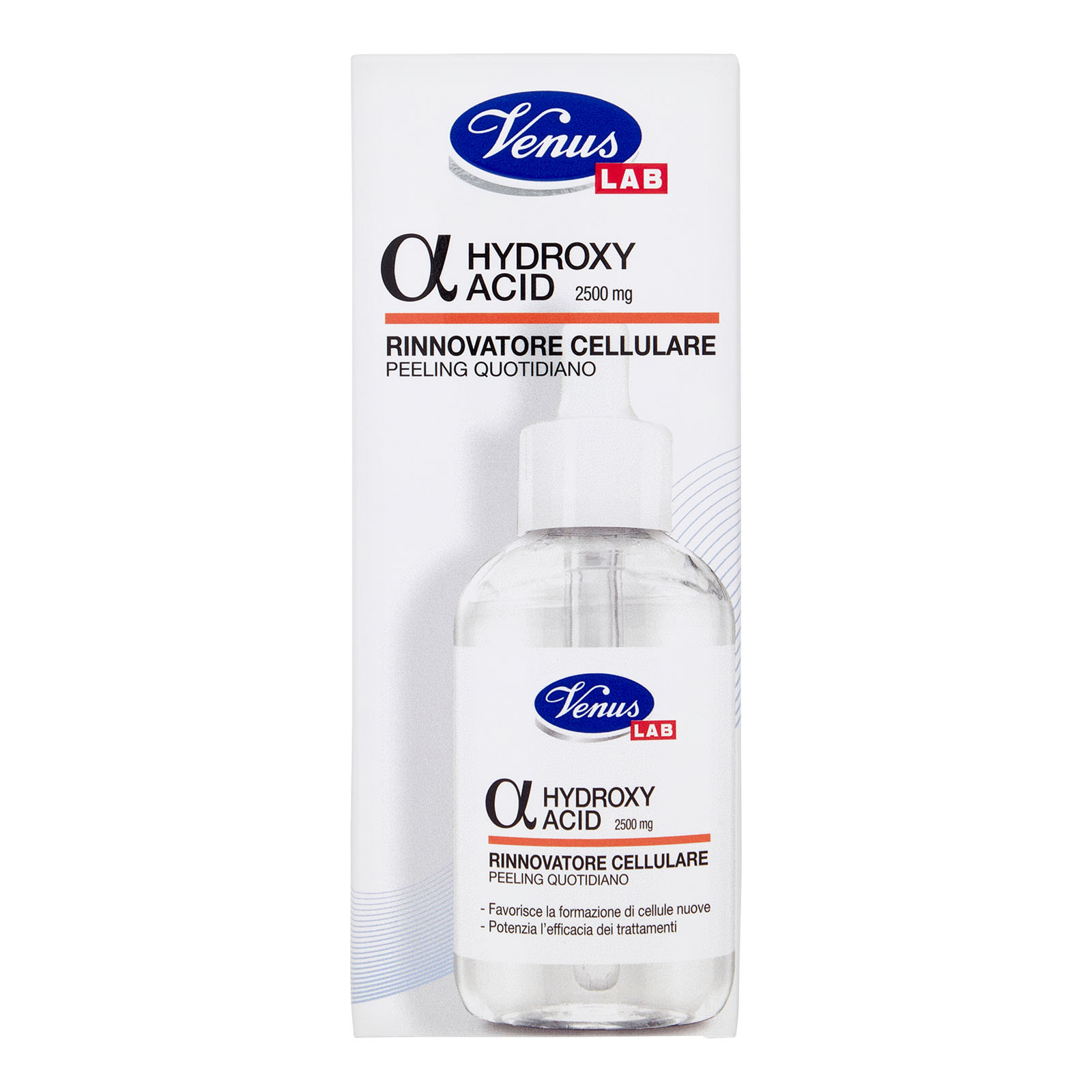 Lab α Hydroxy Acid 2500 Mg Rinnovatore Cellulare Peeling Quotidiano 100 ml
