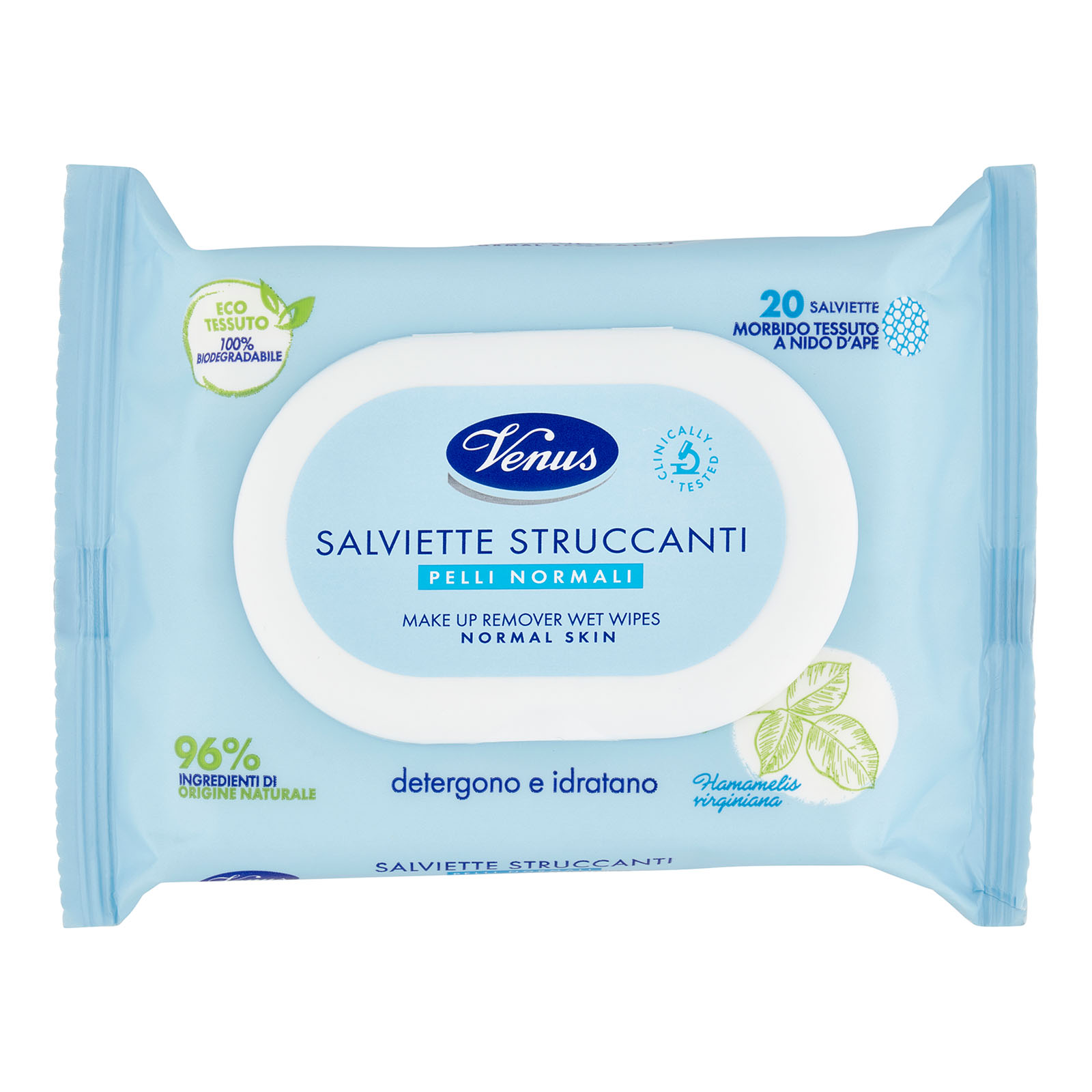 Salviette Struccanti Pelli Normali 20 Pz