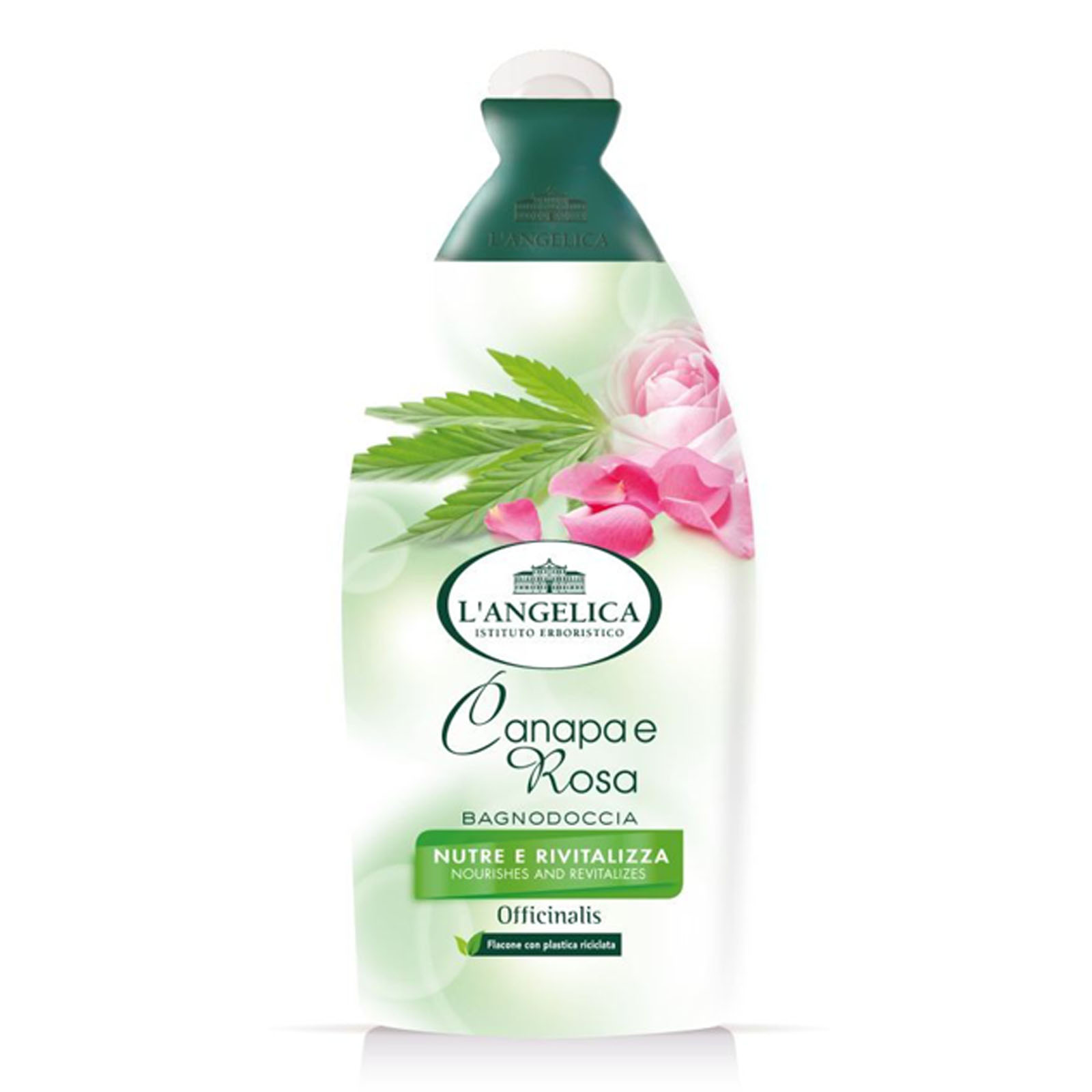 Bagnoschiuma Officinalis Fragranza Canapa E Rosa 500 ml