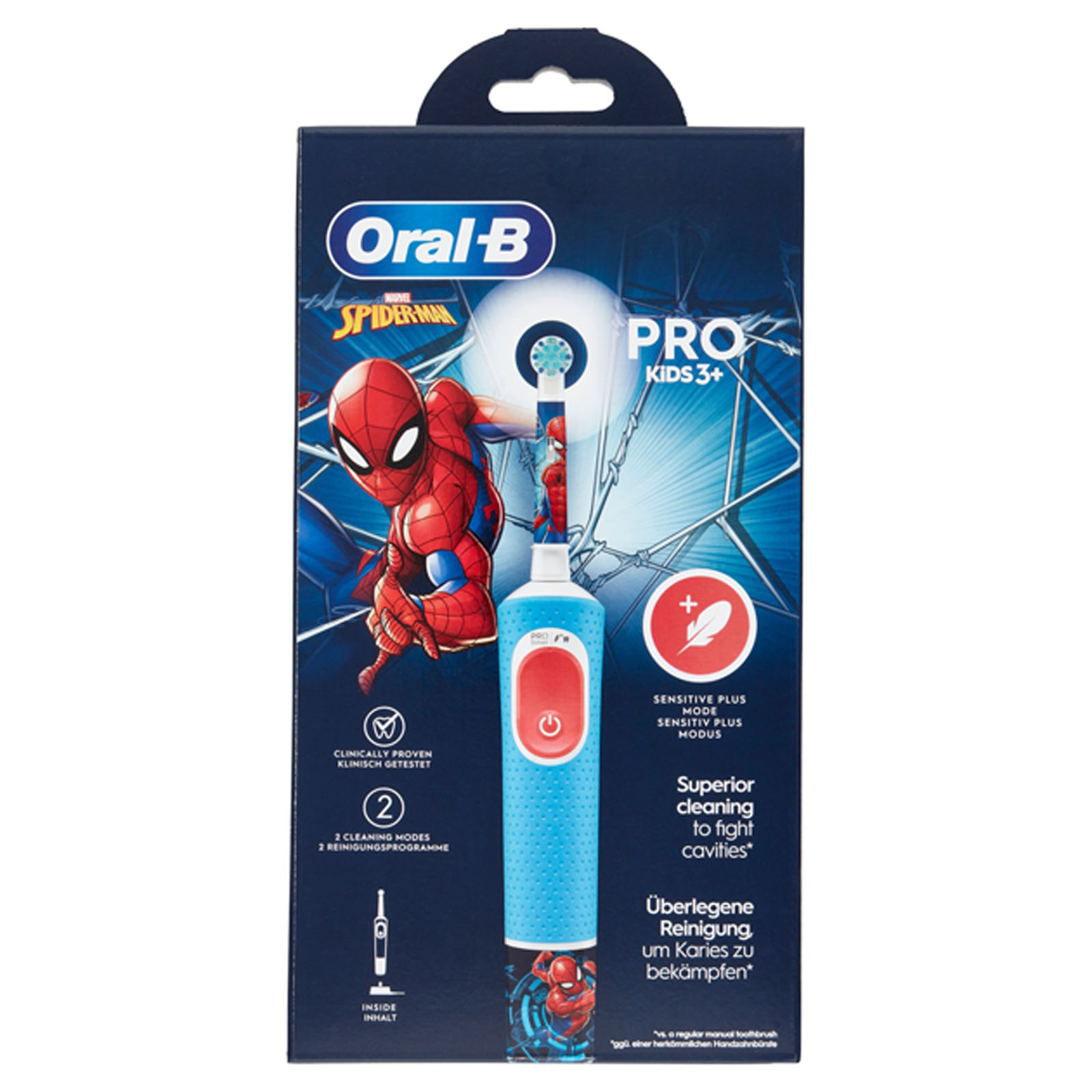Spazzolino Elettrico Ricaricabile Marvel Spider-man Pro Kids3+