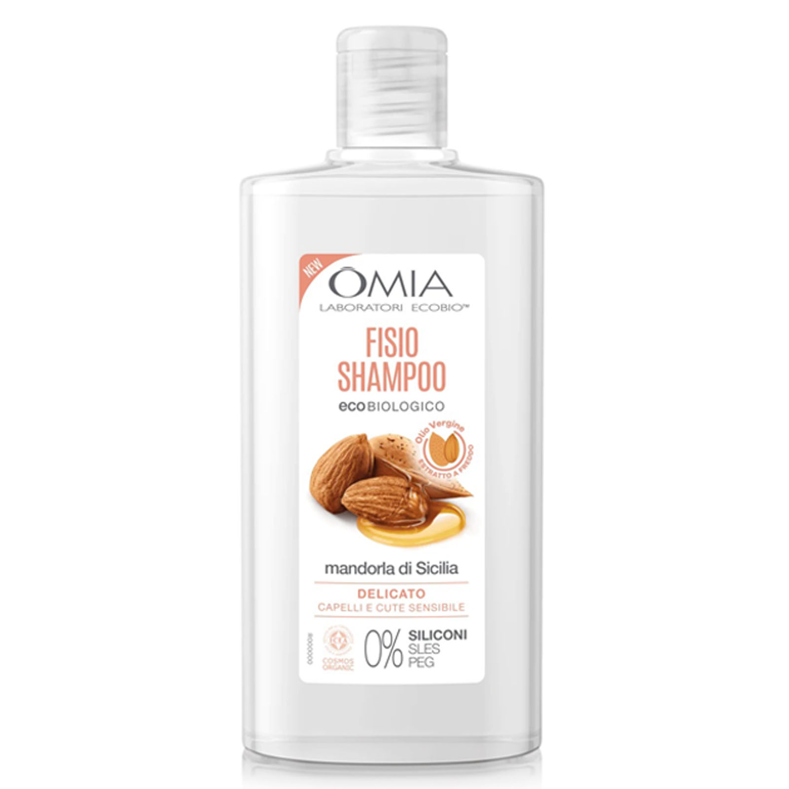 Fisio Shampoo Ecobiologico Mandorla Omia Laboratori Ecobio 200 ml