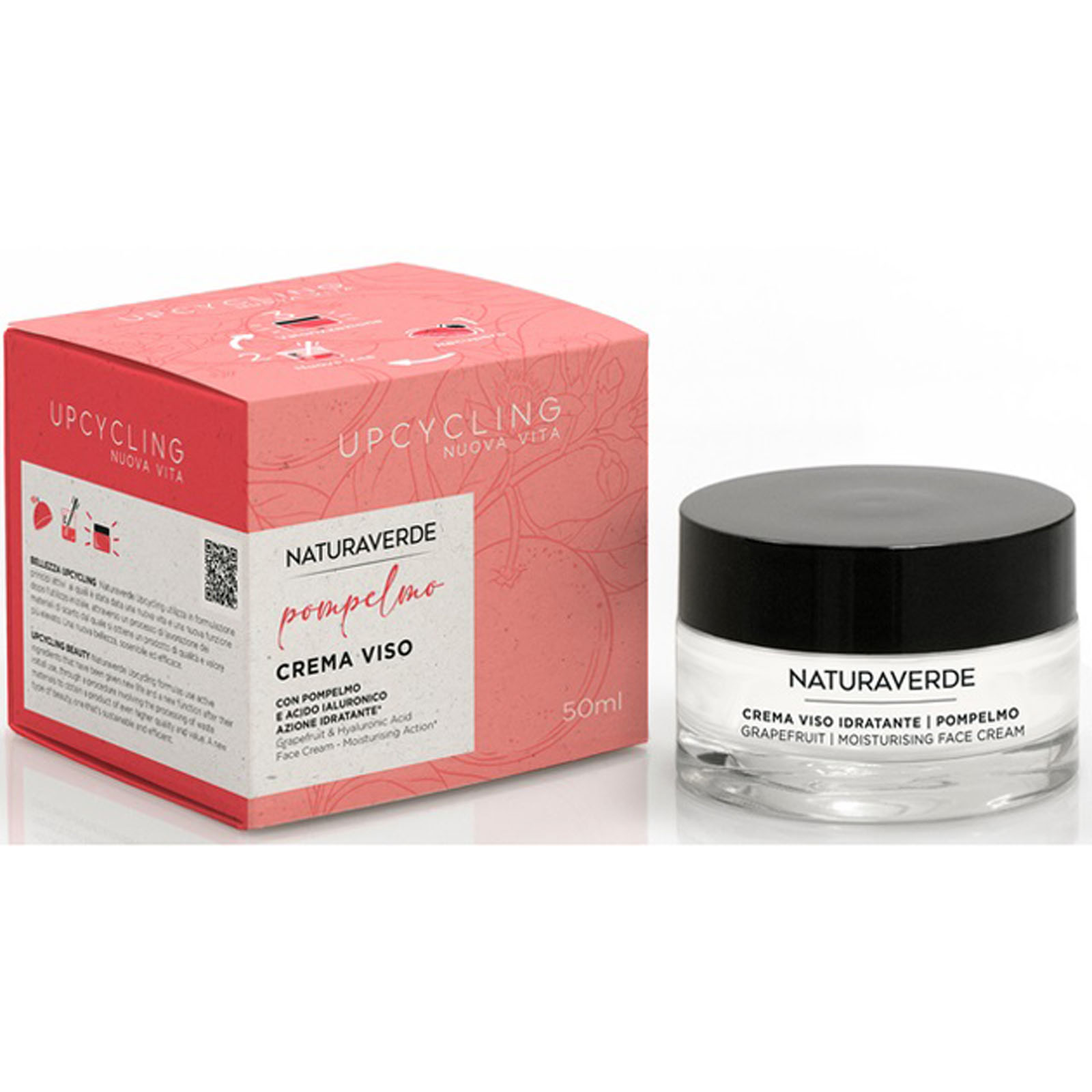 Crema Viso Con Pompelmo E Acido Ialuronico Idratante 50 ml