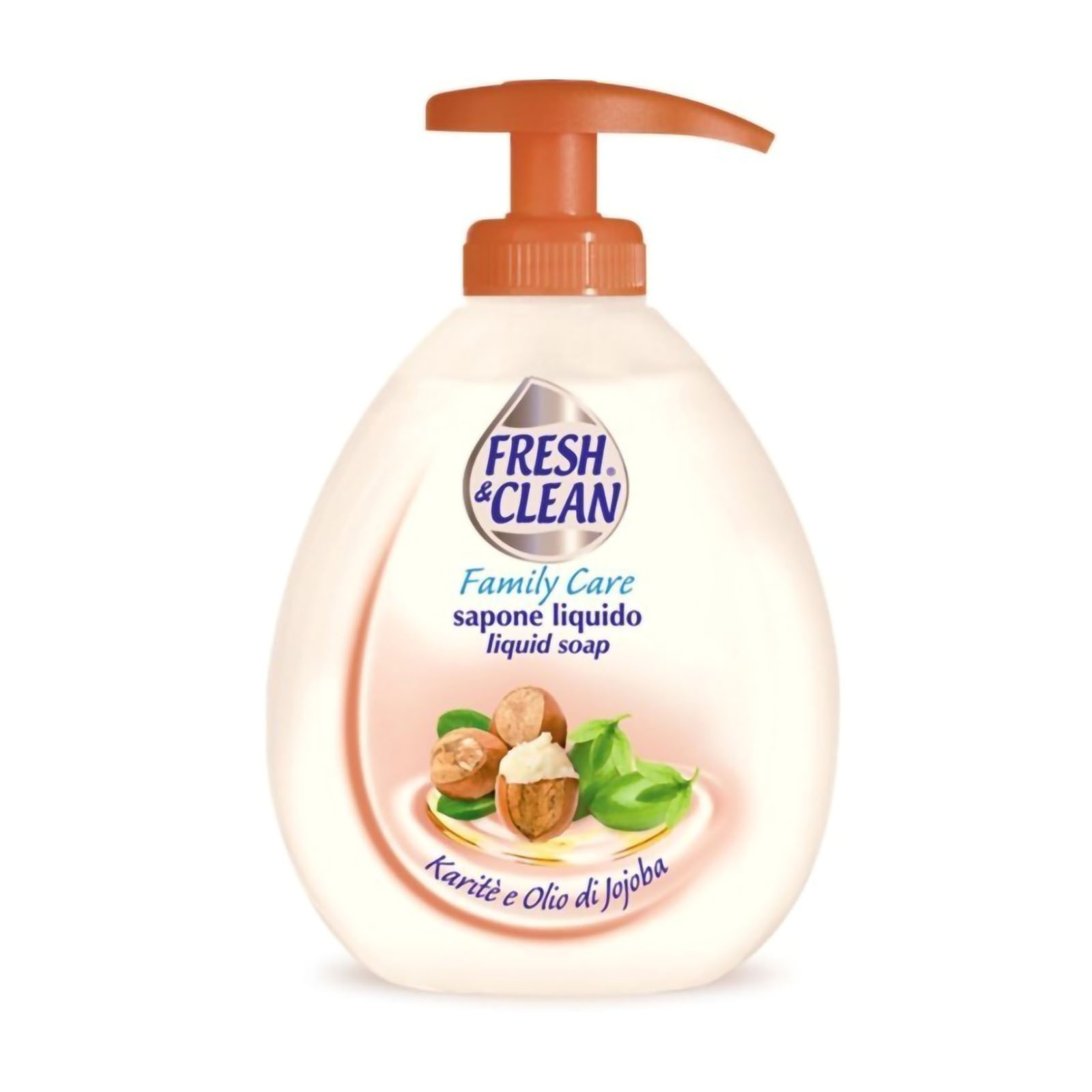 Fresh & Clean Family Care Karite E Olio Di Jojoba - Sapone Liquido 300 ml