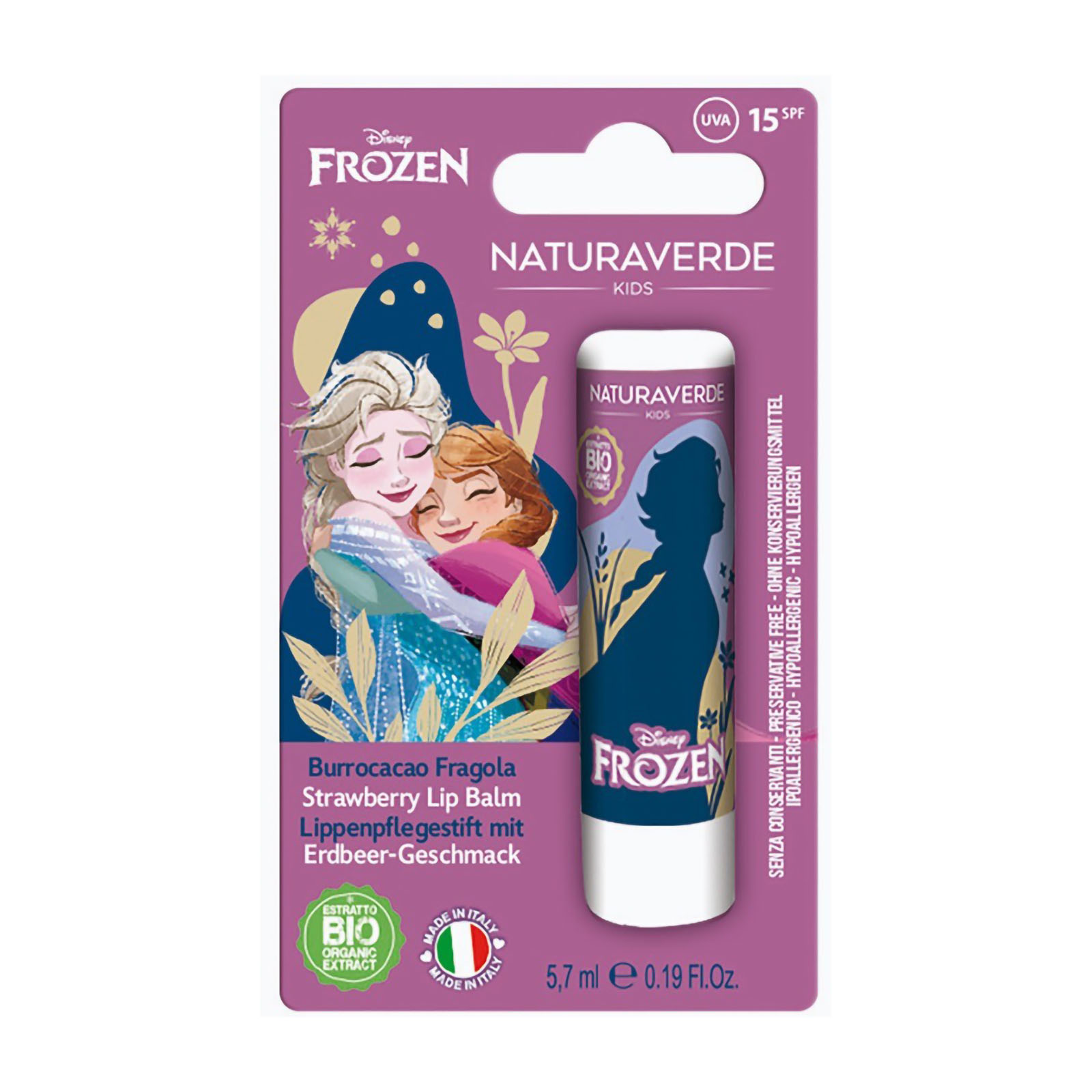 Disney Frozen Burrocacao Fragola Elsa & Anna 5,7 Ml