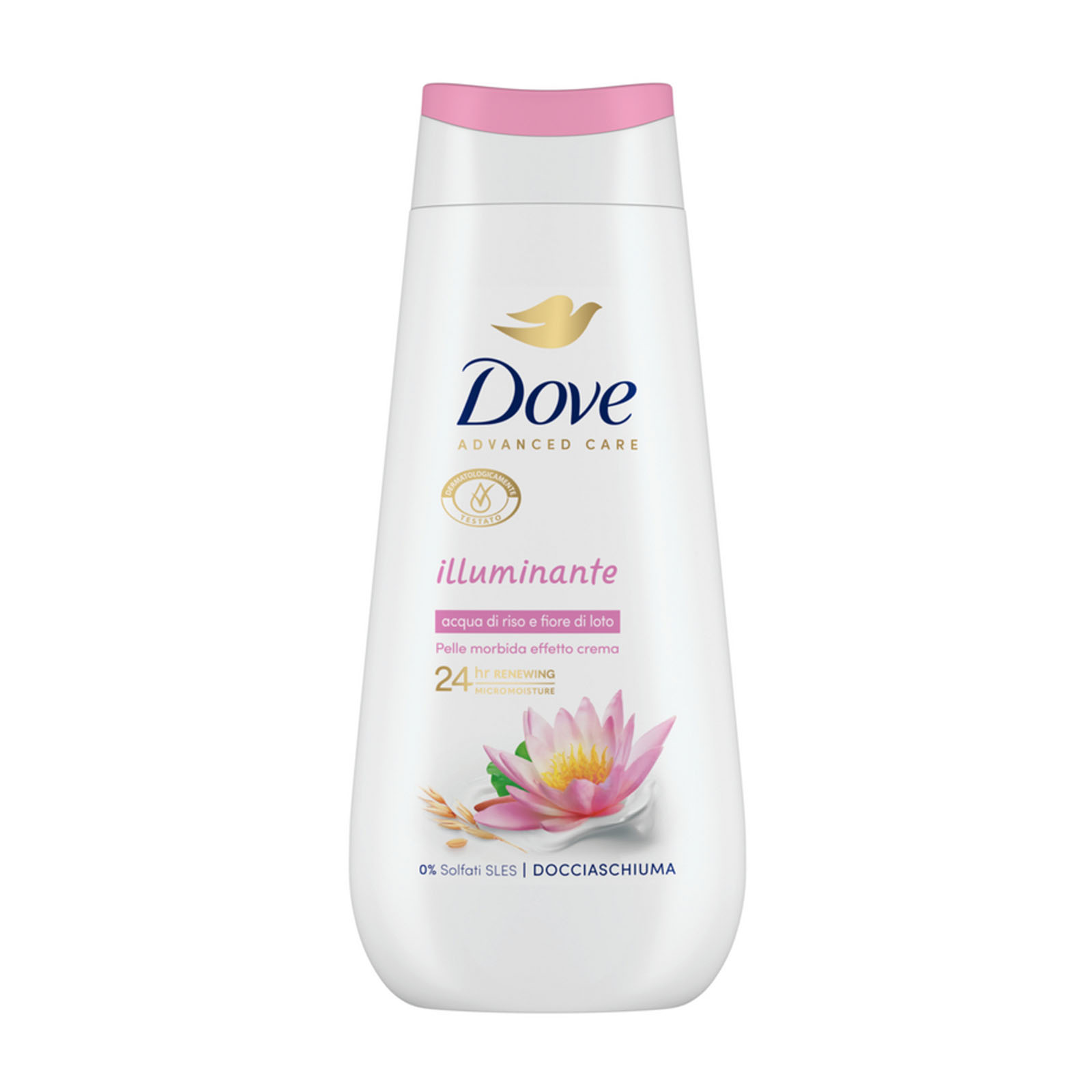 Doccia Illuminante Con Acqua Di Riso E Fiore Di Loto 225 ml