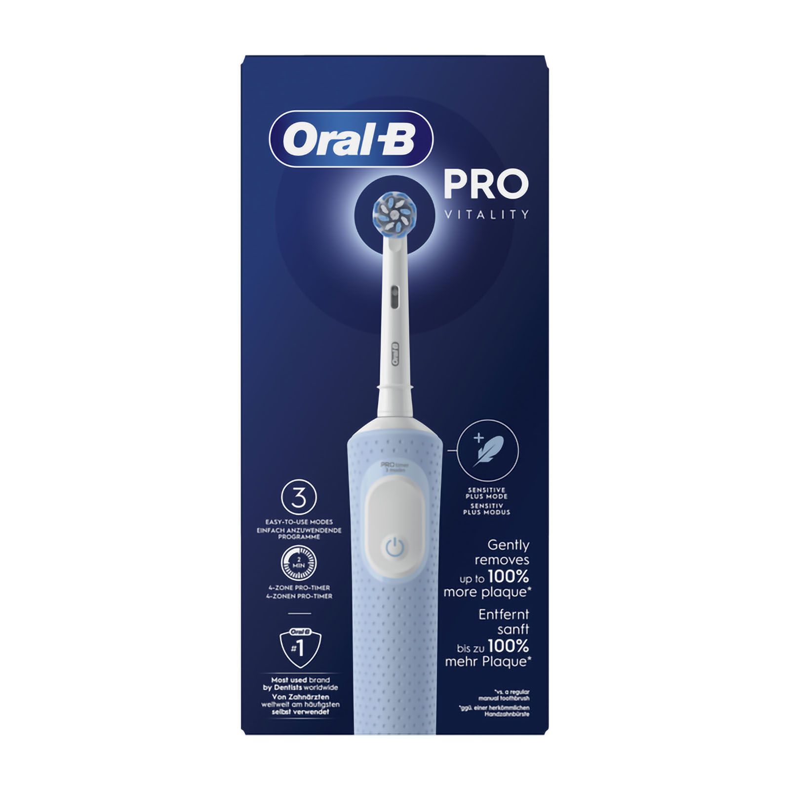 Oral-b Spazzolino Elettrico Vitality Pro Blue Senstitive