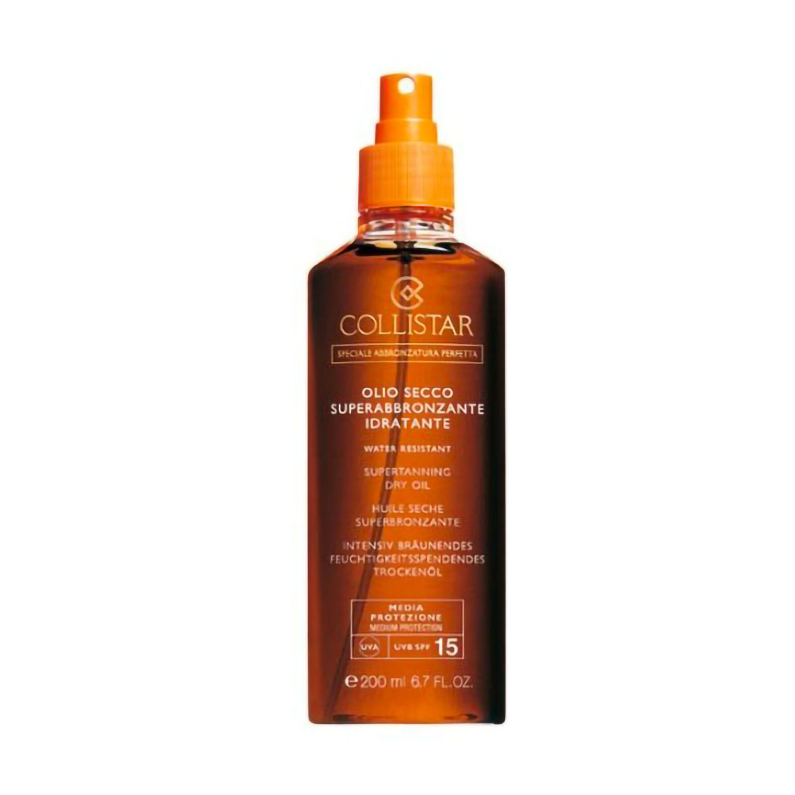 Collistar Abbronzatura Perfetta Olio Secco Superidratante Abbronzante Spf 15 200 ml