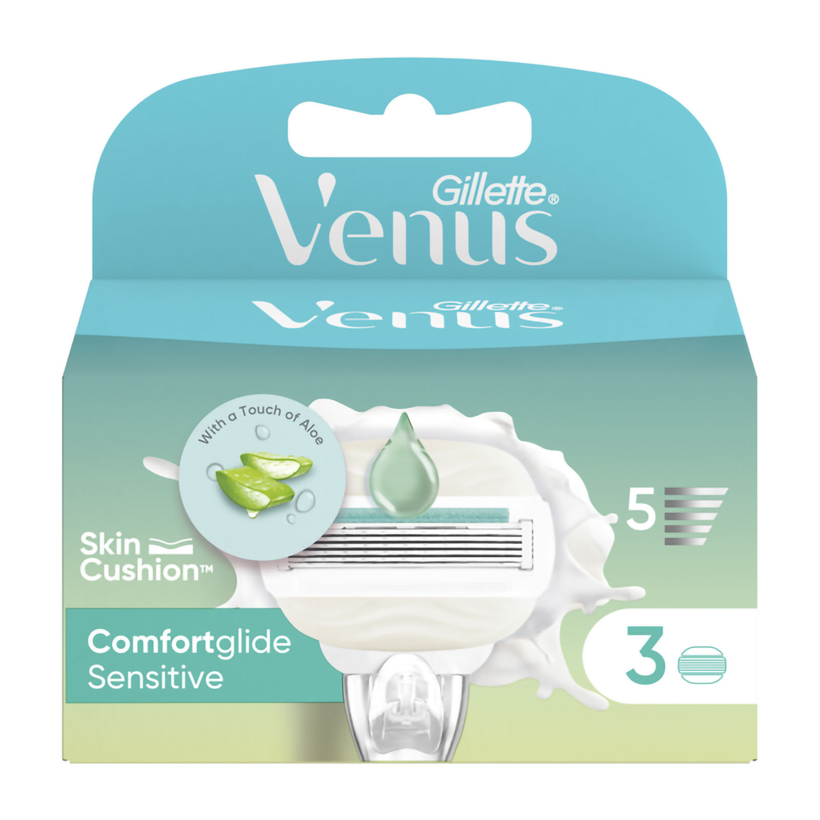 Ricambi Sensitive Comfort Glide 3 Pezzi