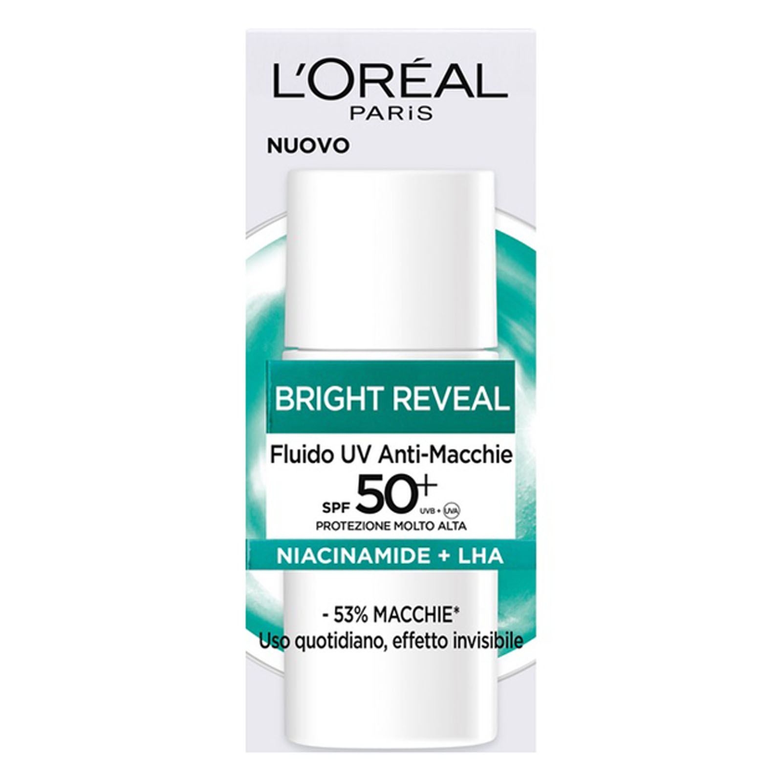 L'oréal paris Bright Reveal Fluido Uv Anti-macchie Con Spf50+ 50 ml