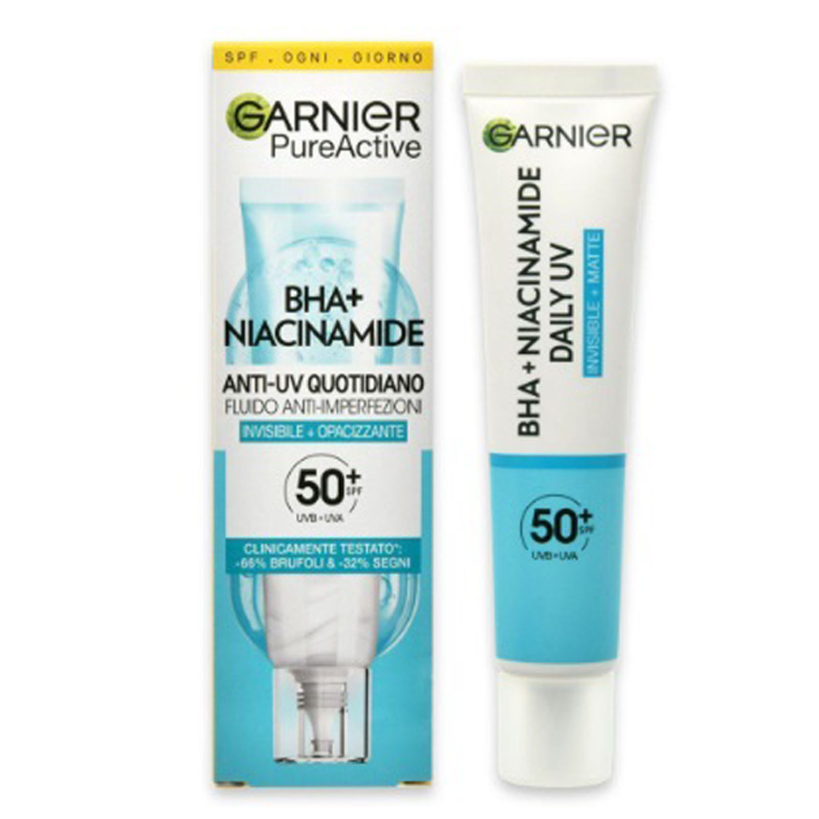 Fluido Anti-imperfezioni Bha+ E Niacinamide Spf50+ 40 ml