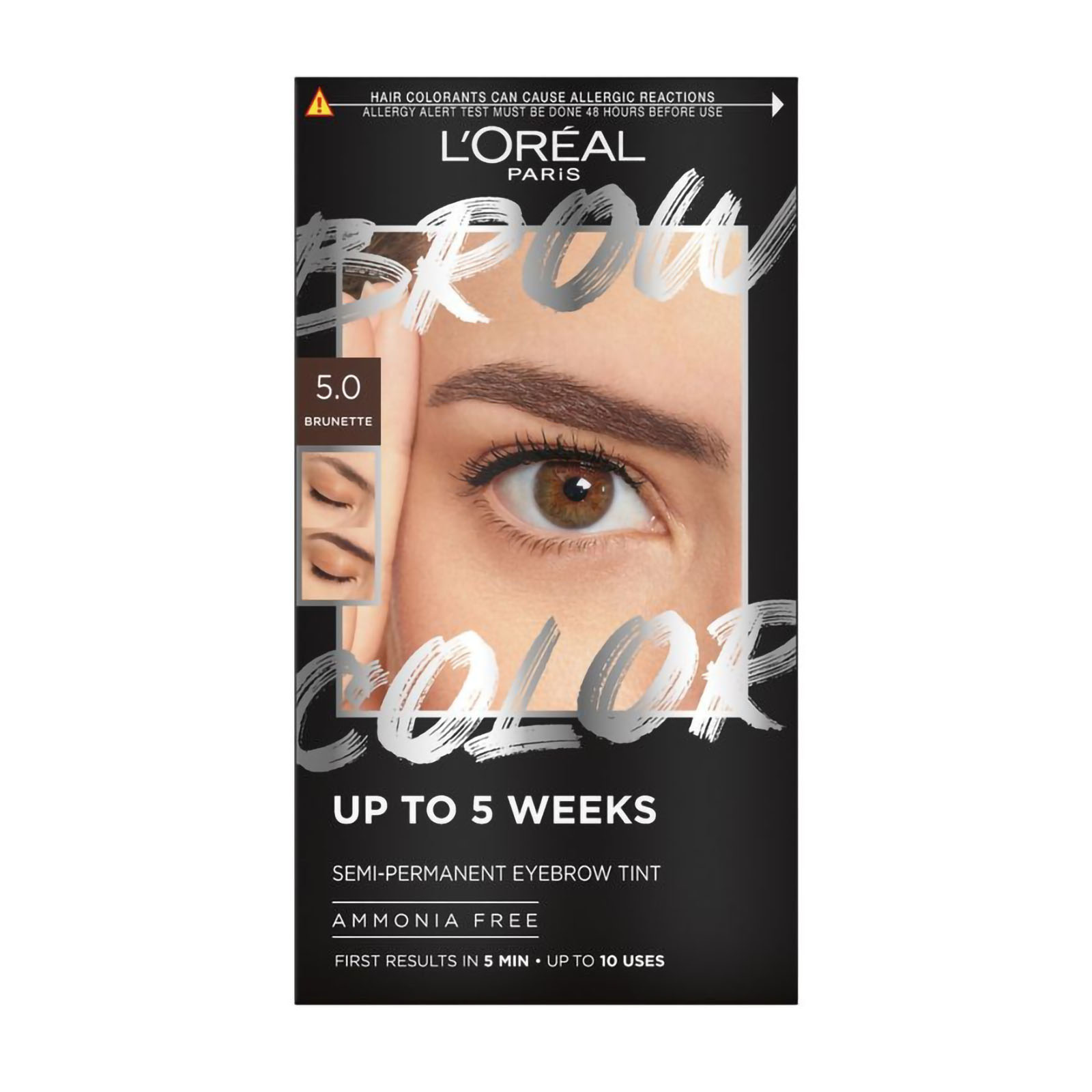 Brow Color Colorazione Ciglia Semipermanente L oreal brow tint n 5.0 brunette
