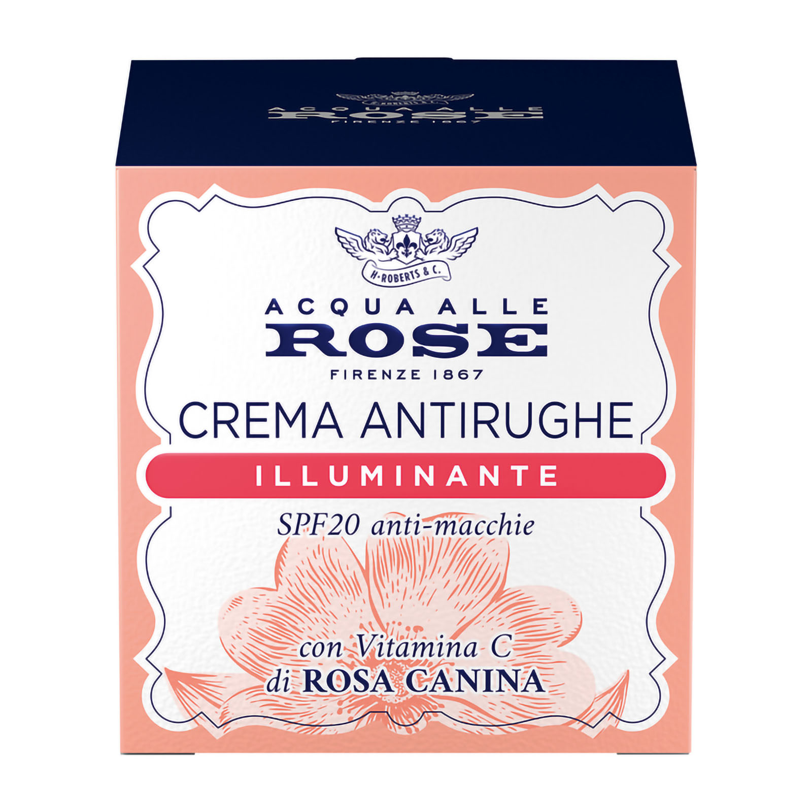 Acqua alle Rose Crema Viso Idratante con Estratto di Rosa Canina 50 ml