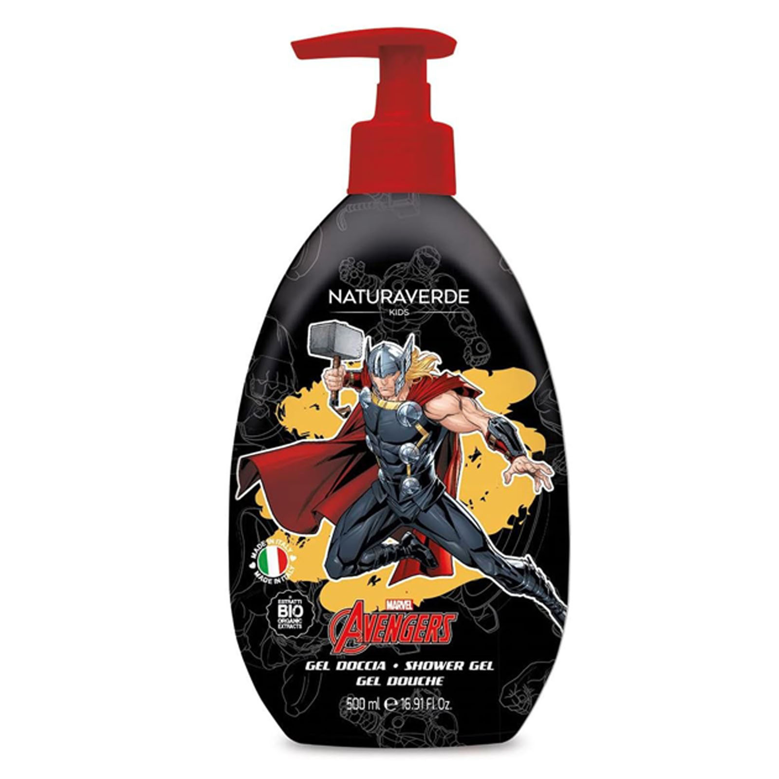 Avengers Gel Doccia Con Dosatore 500 ml