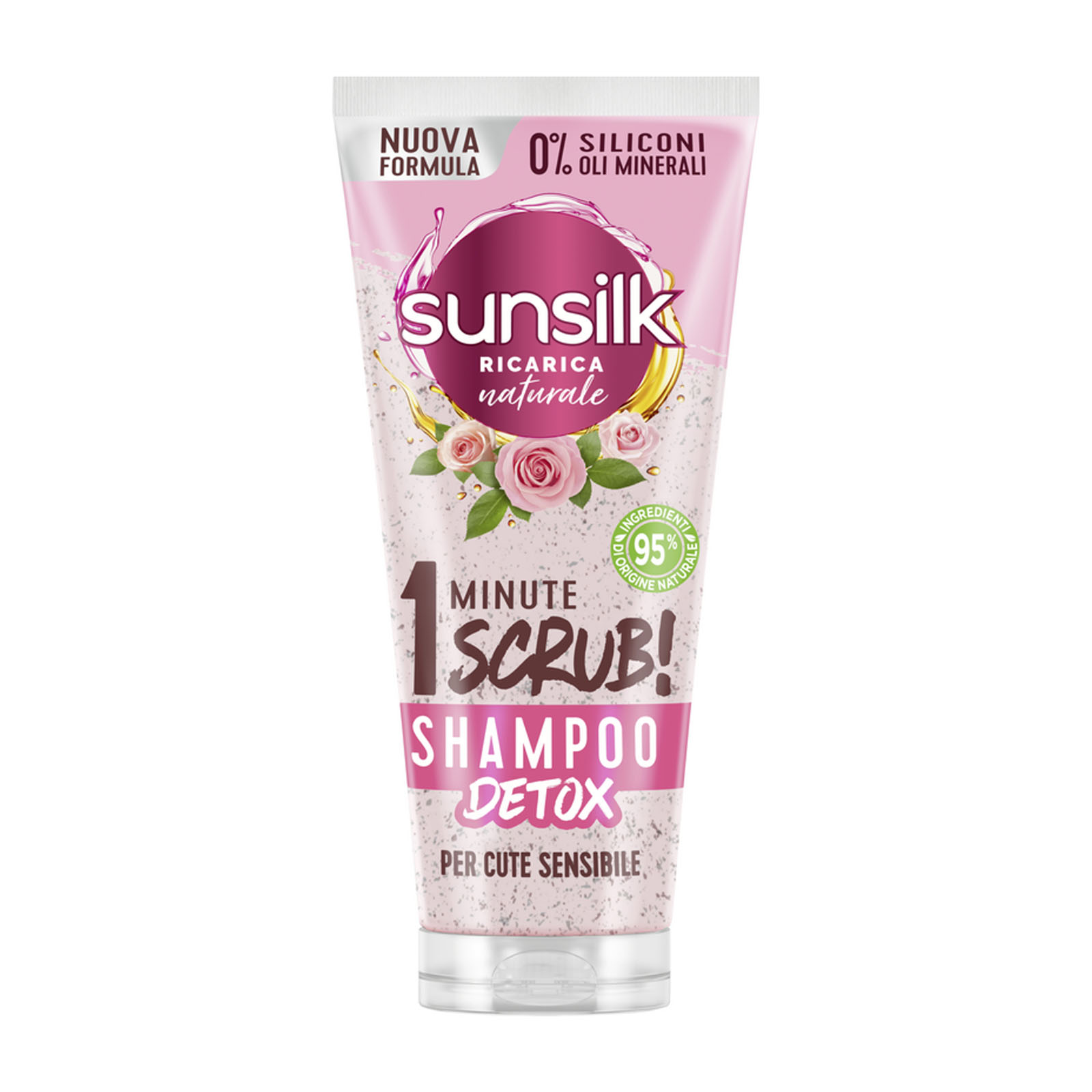 Shampoo Detox Scrub Alle Rose 1 Minute Cute Sensibile 200 ml