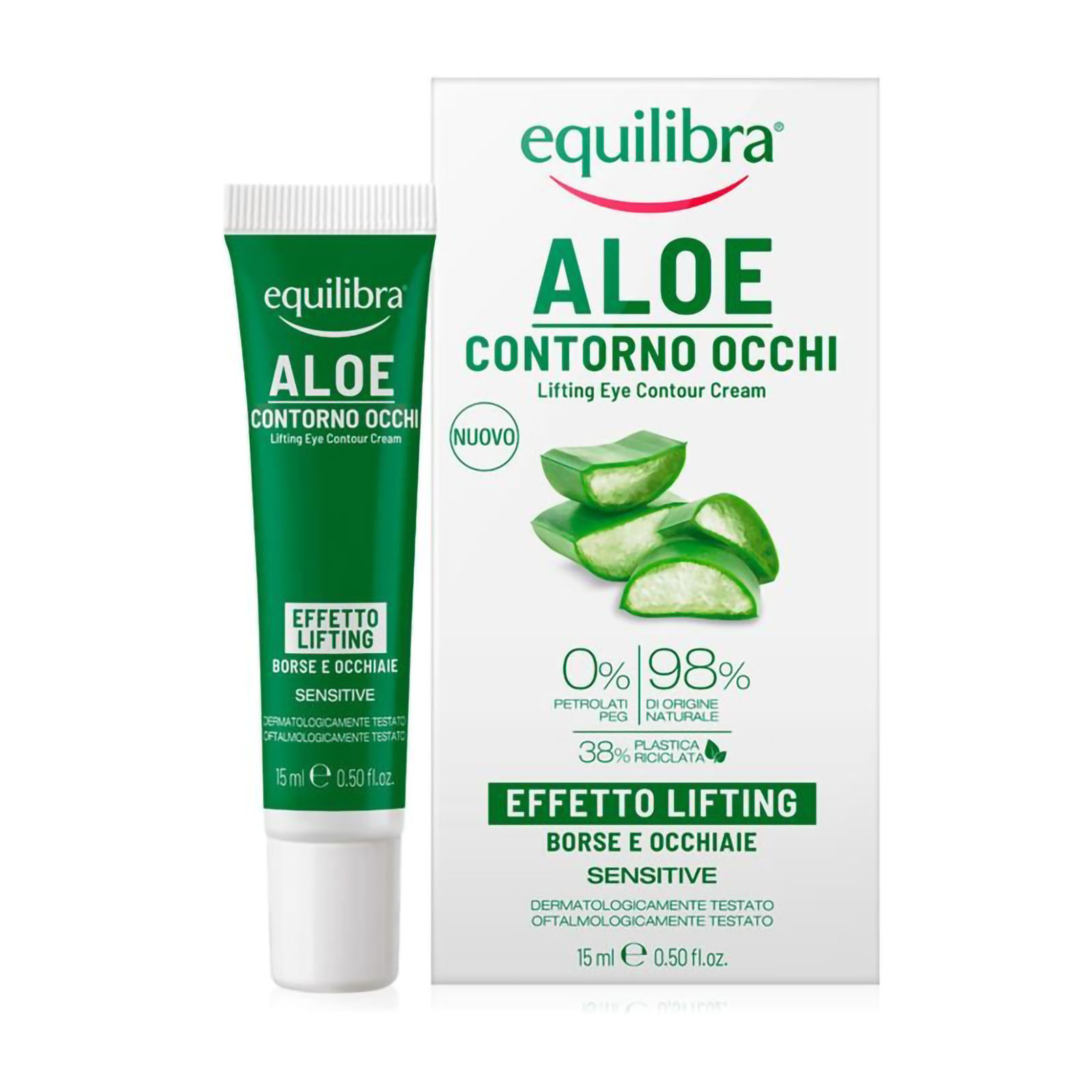 Contorno Occhi Aloe Vera + Acido Ialuronico 15 ml