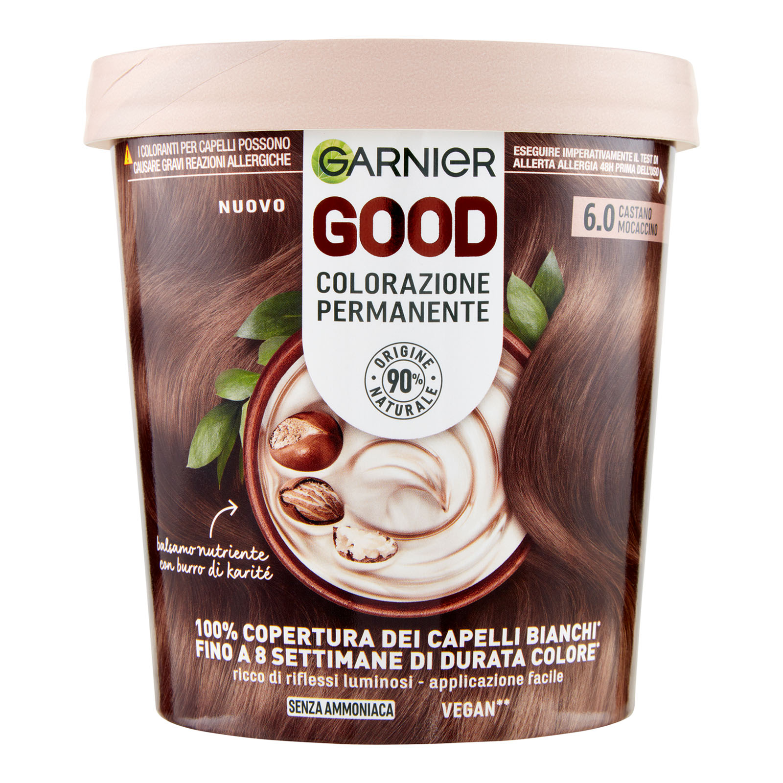 Colorazione Permanente Senza Ammoniaca 6.0 Castano Mocaccino