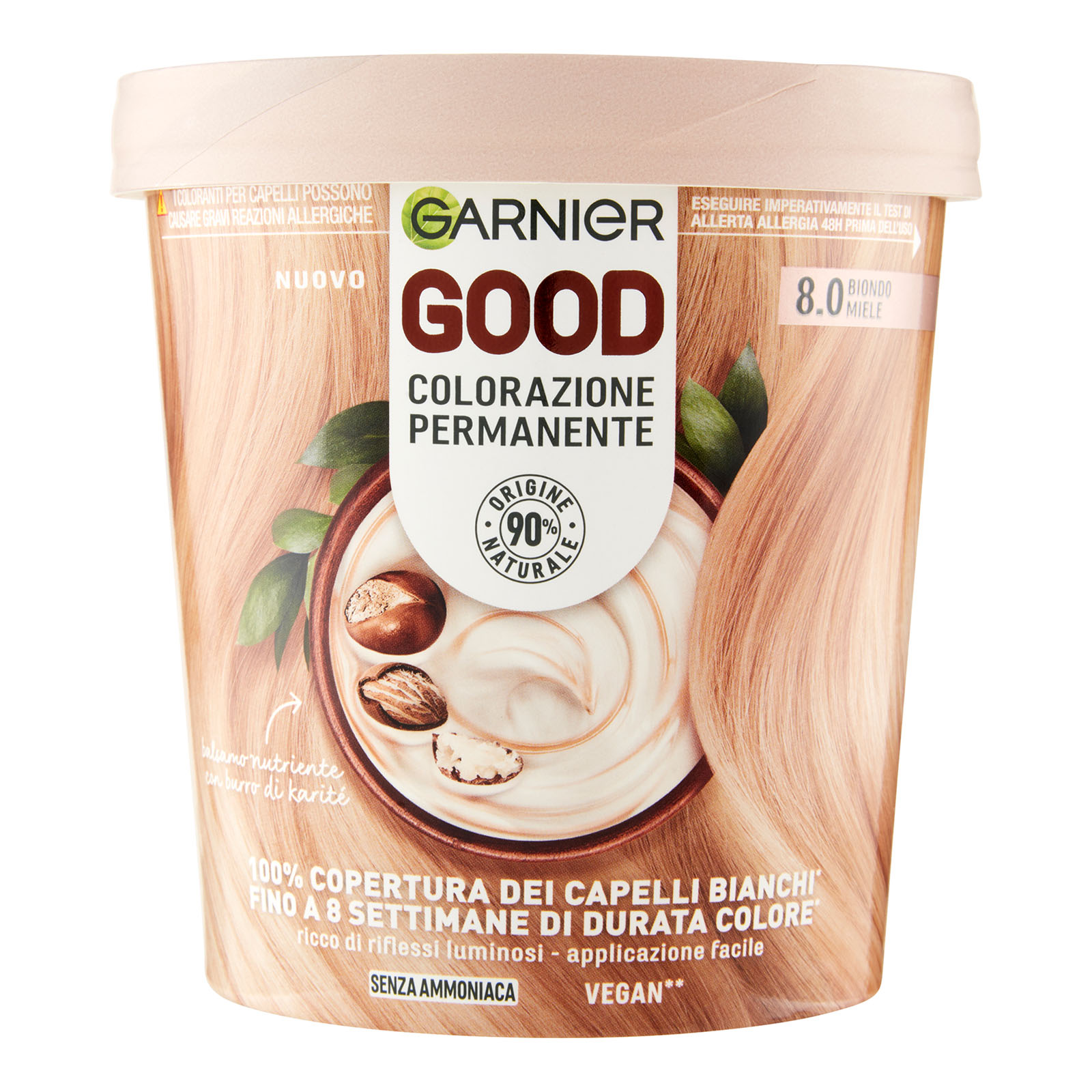 Colorazione Permanente Senza Ammoniaca 8.0 Biondo Miele