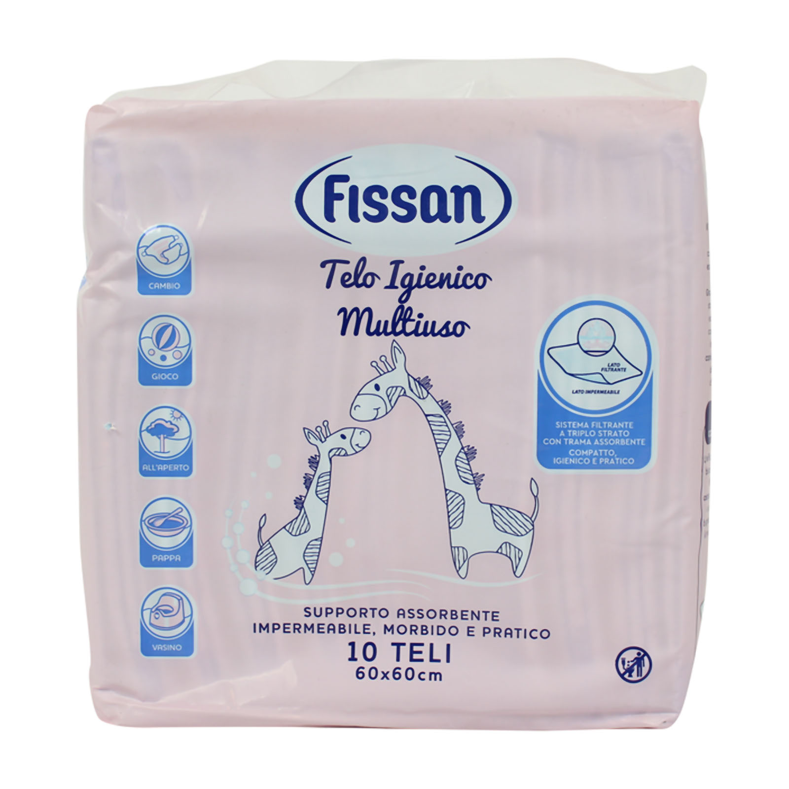 Fissan – Fissan Baby Telo Igienico Multiuso 10pezzi