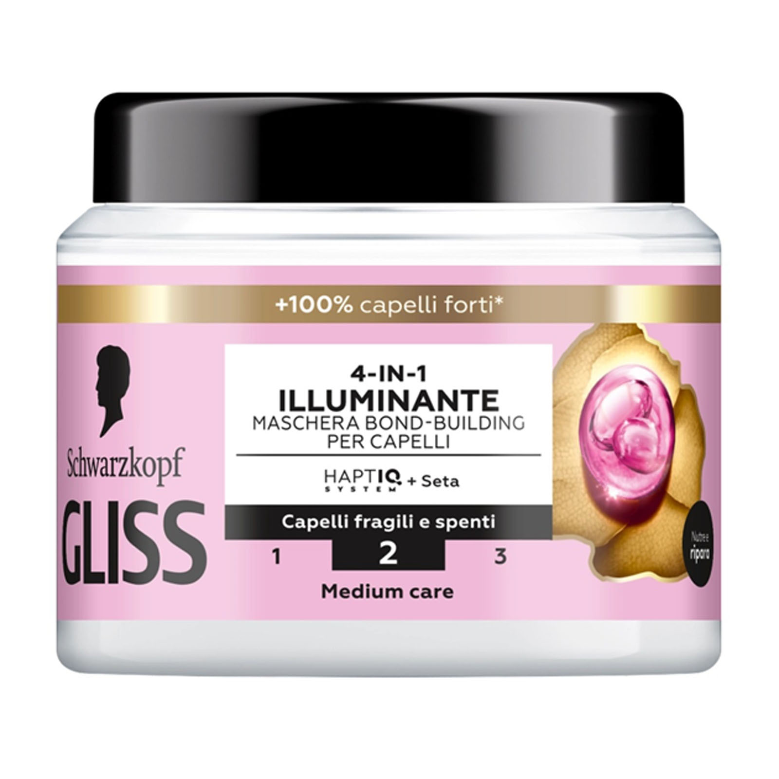 Maschera Capelli 4in1 Illuminante Capelli Fragili E Spenti 400 ml