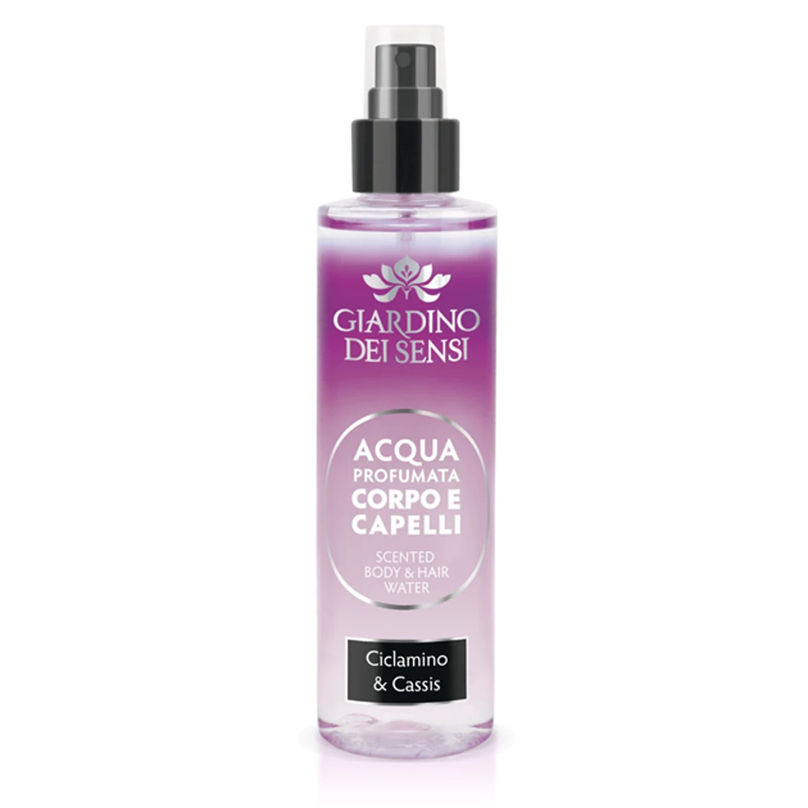 Acqua Profumata Corpo E Capelli Ciclamino E Cassis 110 ml