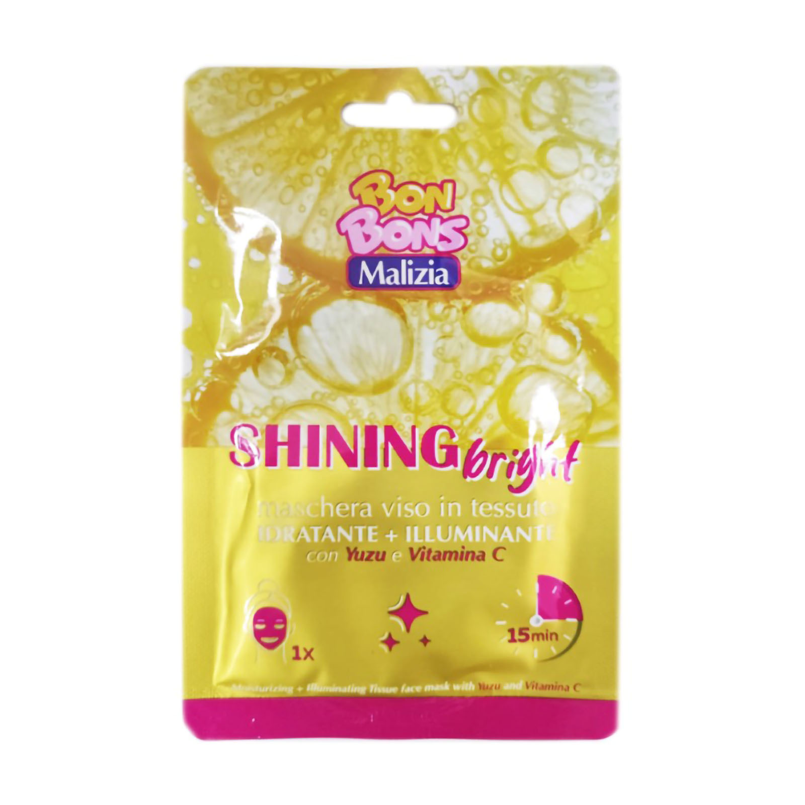 Maschera Viso Illuminante E Idratante In Tessuto