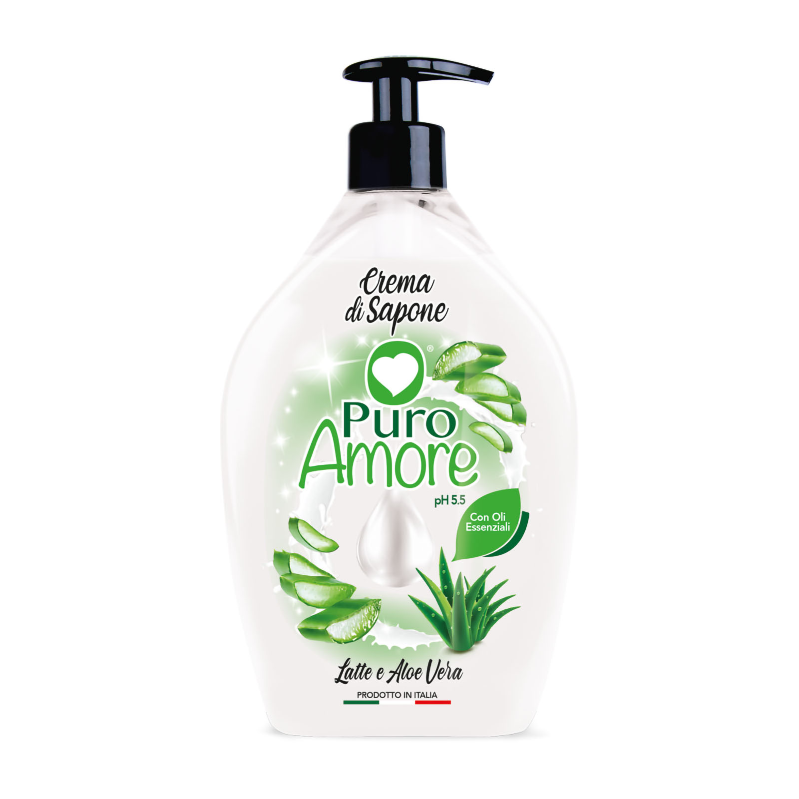 Crema Di Sapone Latte E Aloe Vera 750 ml