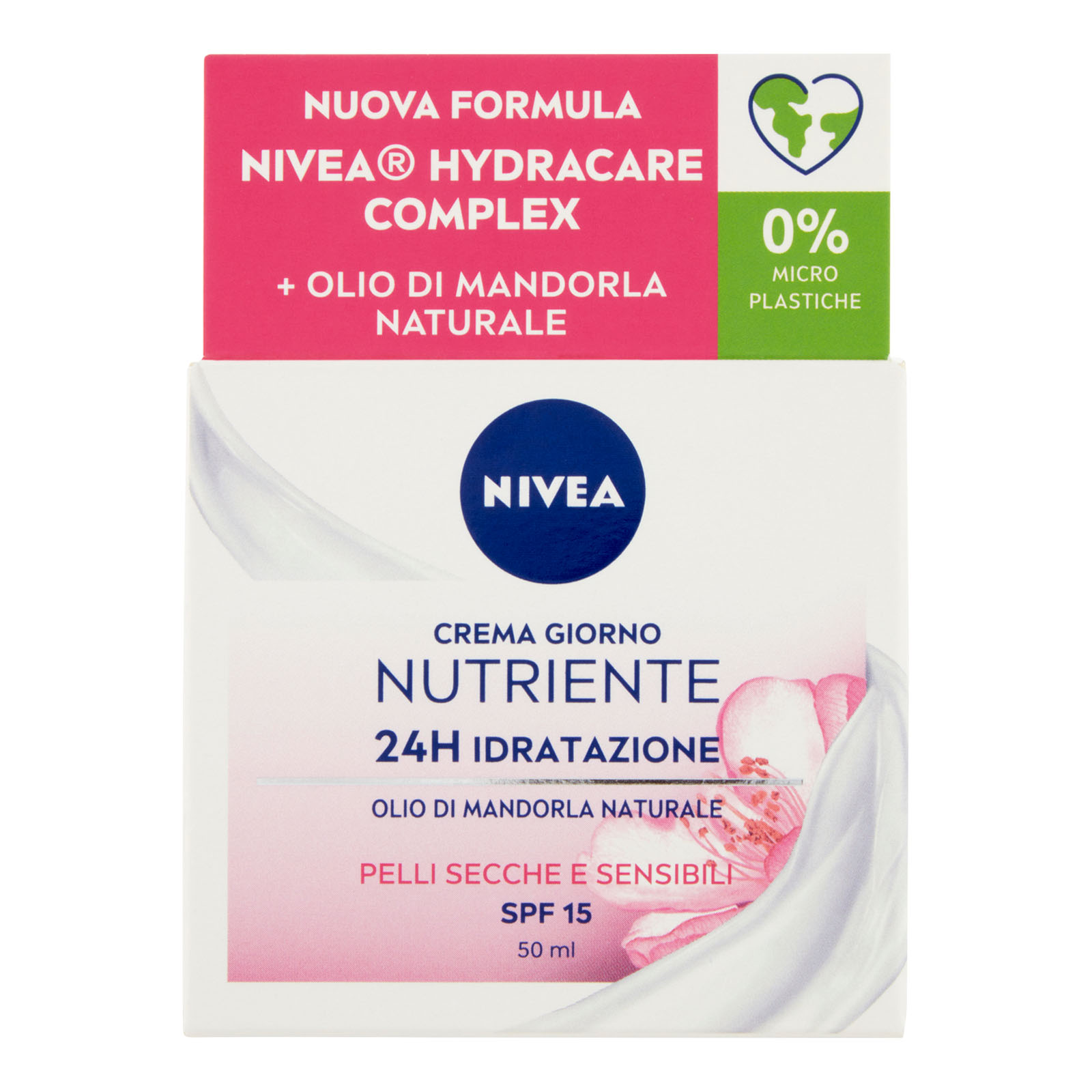 Crema Giorno Nutriente 24h Idratazione Spf 15 50 ml