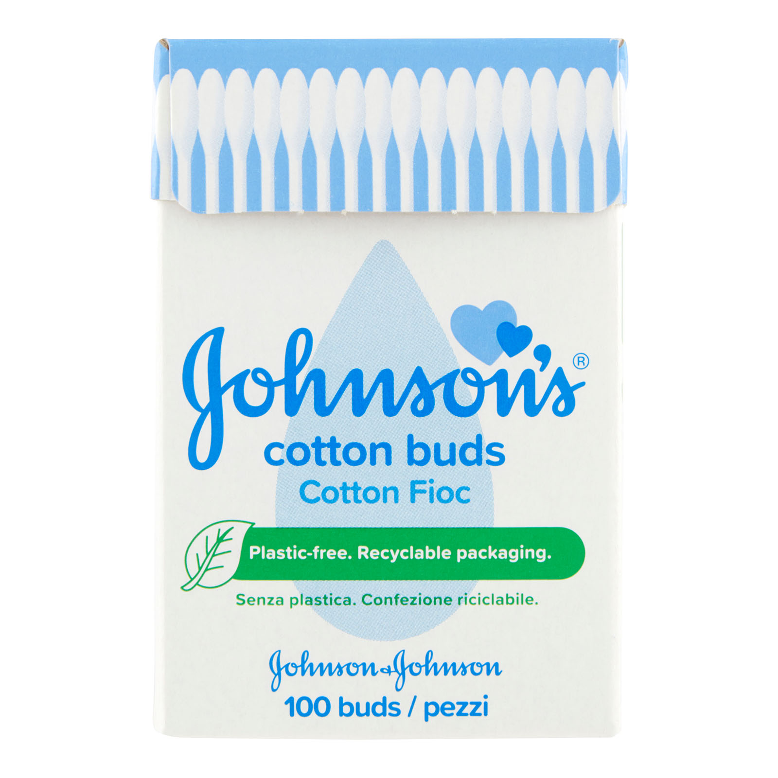 Baby, Cotton Fioc, 100% In Puro Cotone, Per Tutta La Famiglia, 100pz