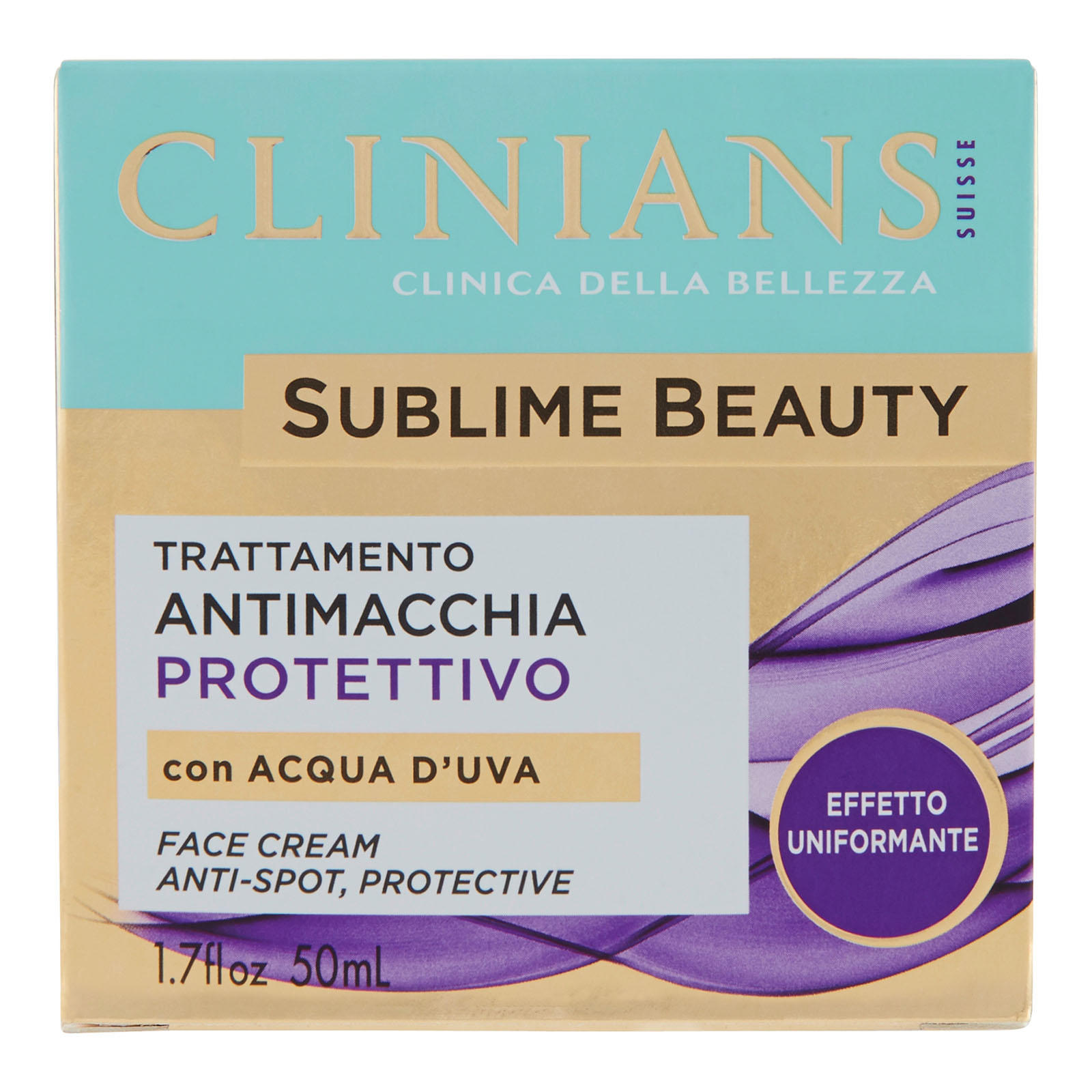Sublime Beauty Trattamento Antimacchia Protettivo Con Acqua D'uva 50 ml