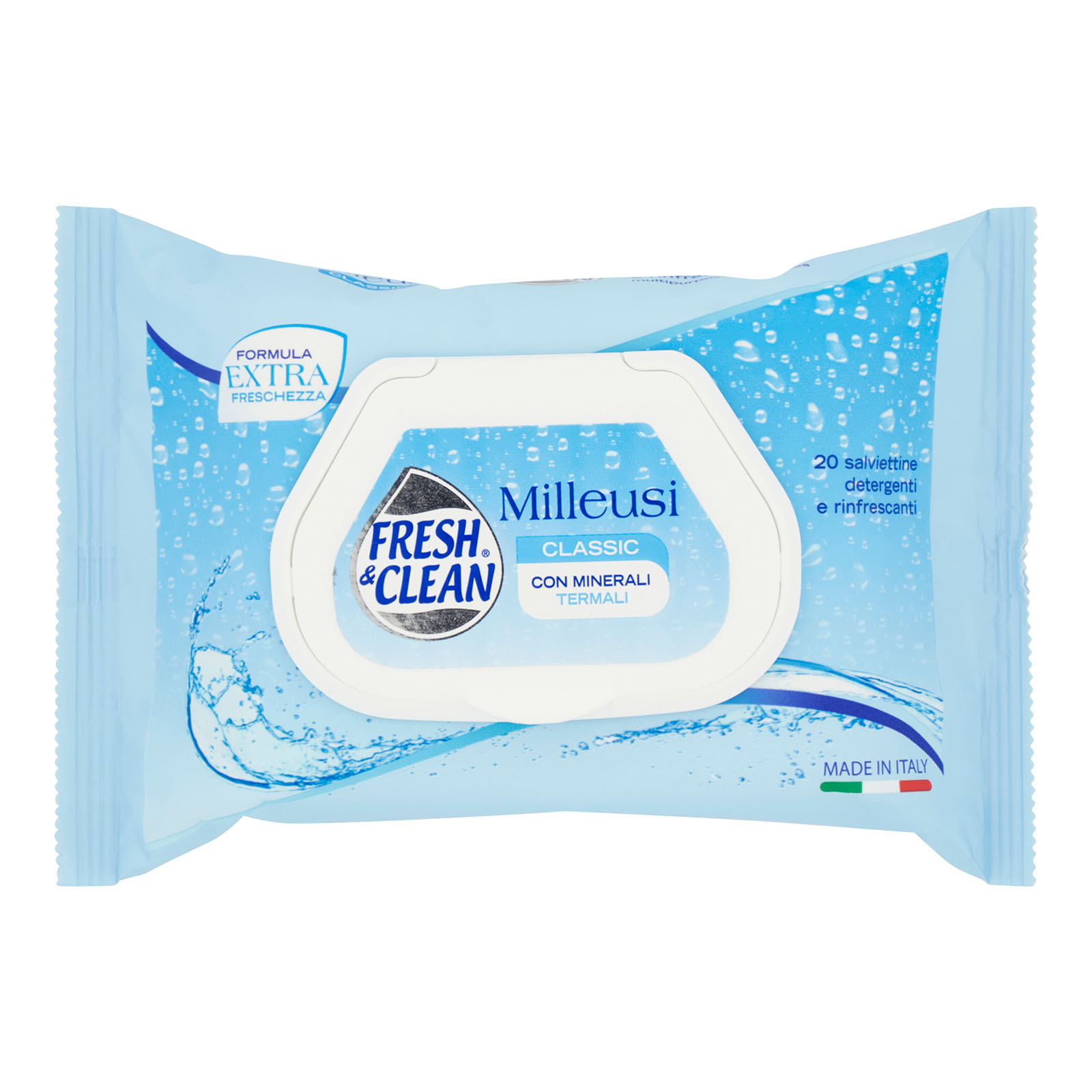 Salviette Milleusi Umidificate Classic 20 Pz