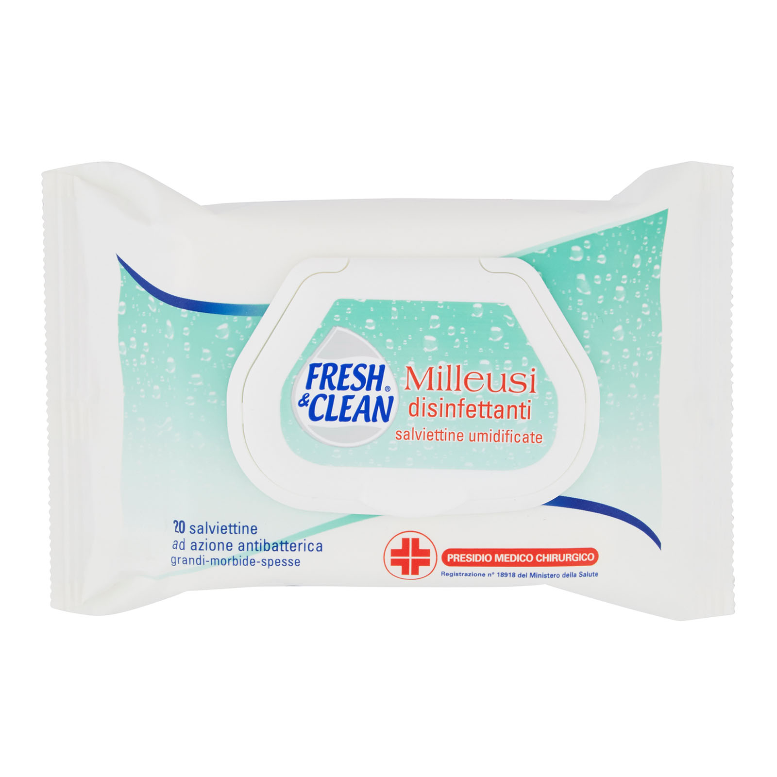 Salviette Milleusi Disinfettanti Umidificate 20 Pz