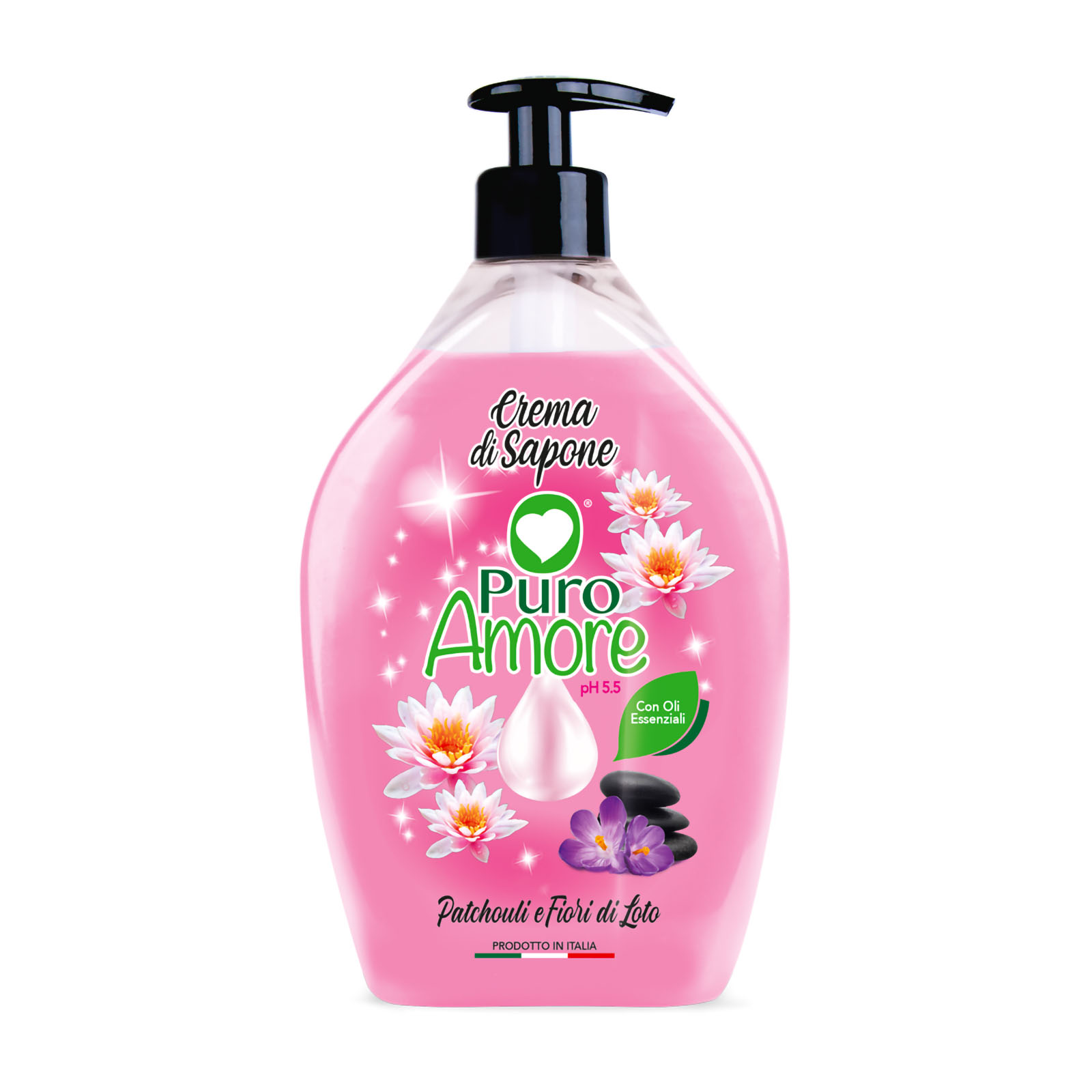 Crema Di Sapone Patchouli E Fiori Di Loto 750 ml