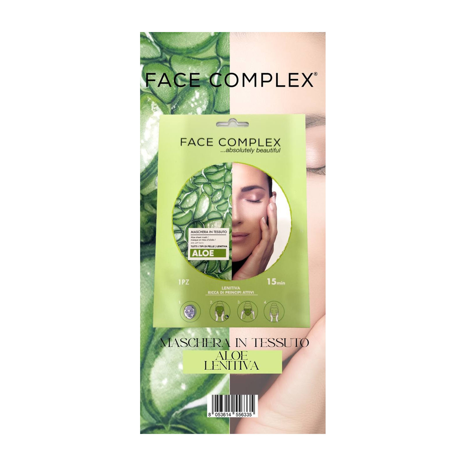 Maschera In Tessuto Aloe 28gr