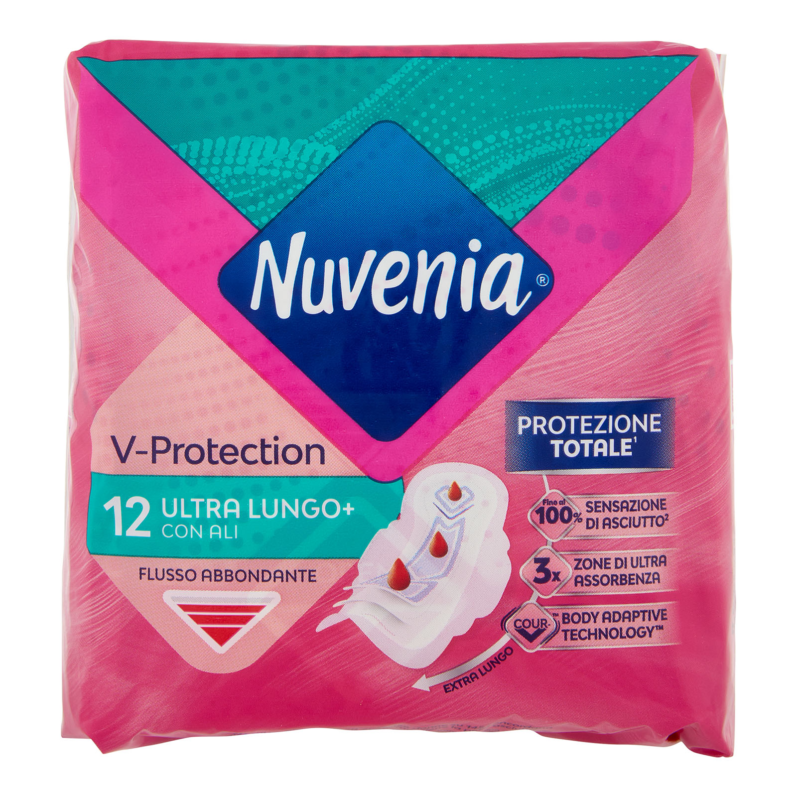 V-protection Ultra Lungo+ Con Ali 12 Pz