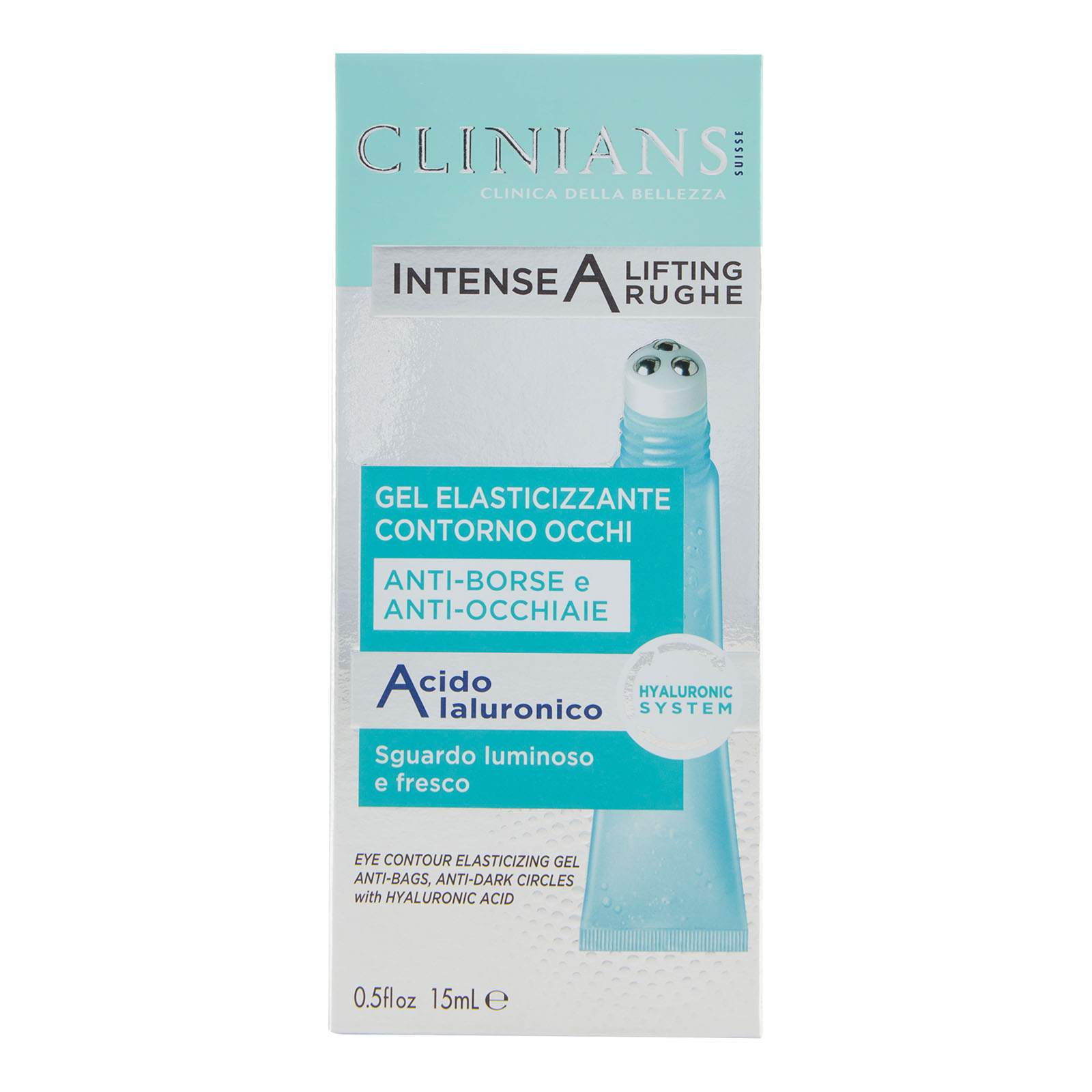 Clinians Gel Fresco Contorno Occhi Azione Anti Borse E Anti Occhiaie Drenante Con Estratti Di Fiordaliso 15 ml
