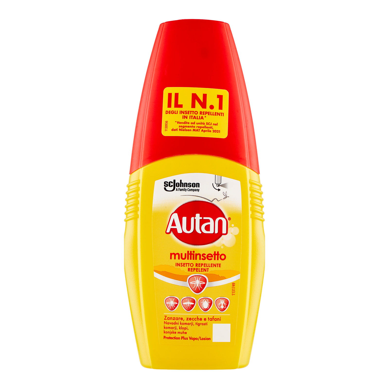 Autan Multinsetto Vapo Insetto Repellente E Antizanzare Comuni, Tigre, Zecche E Tafani 100 Ml - Immagine 5