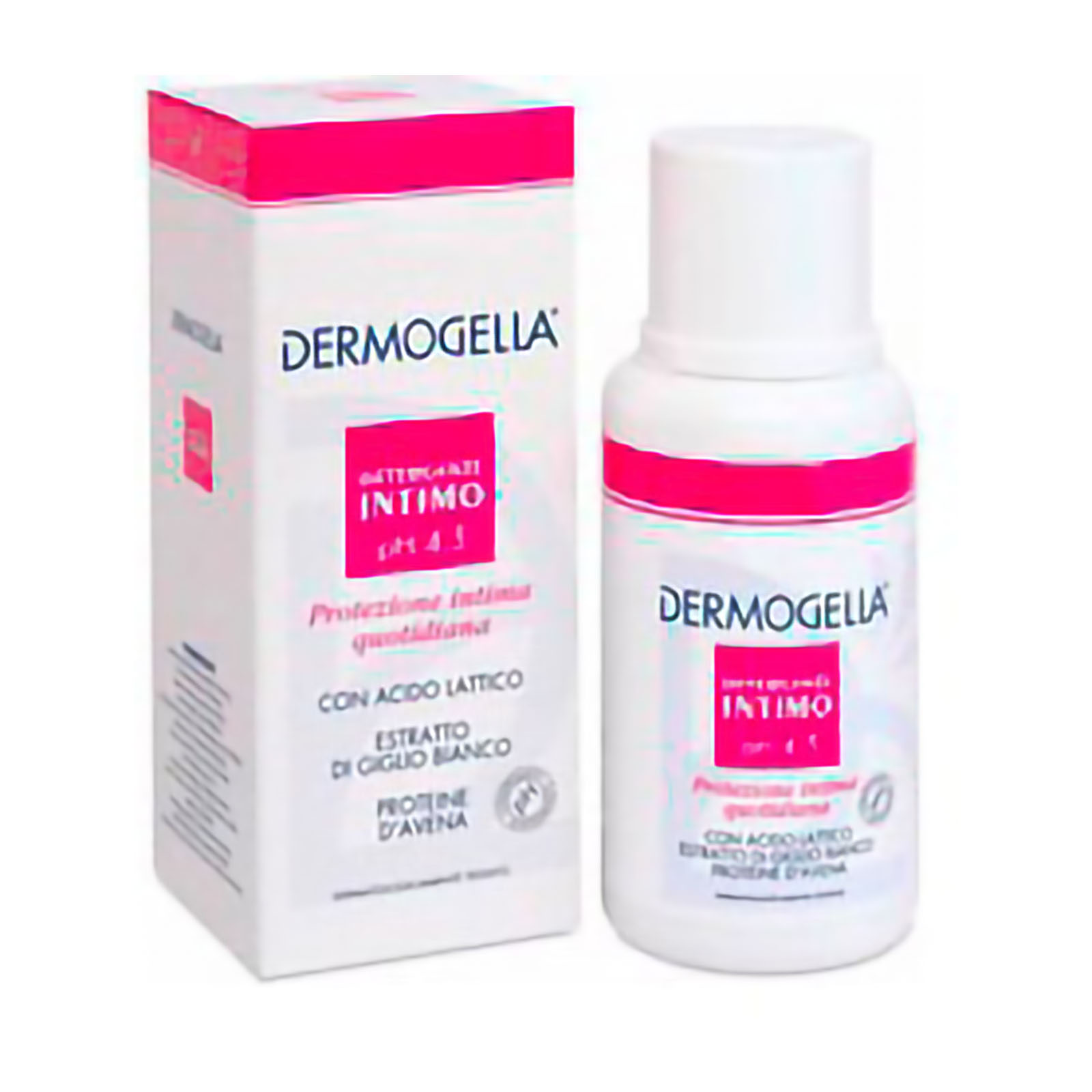 Detergente Intimo Con Acido Lattico Estratto Di Giglio Bianco E Proteine D'avena Flacone 200 ml