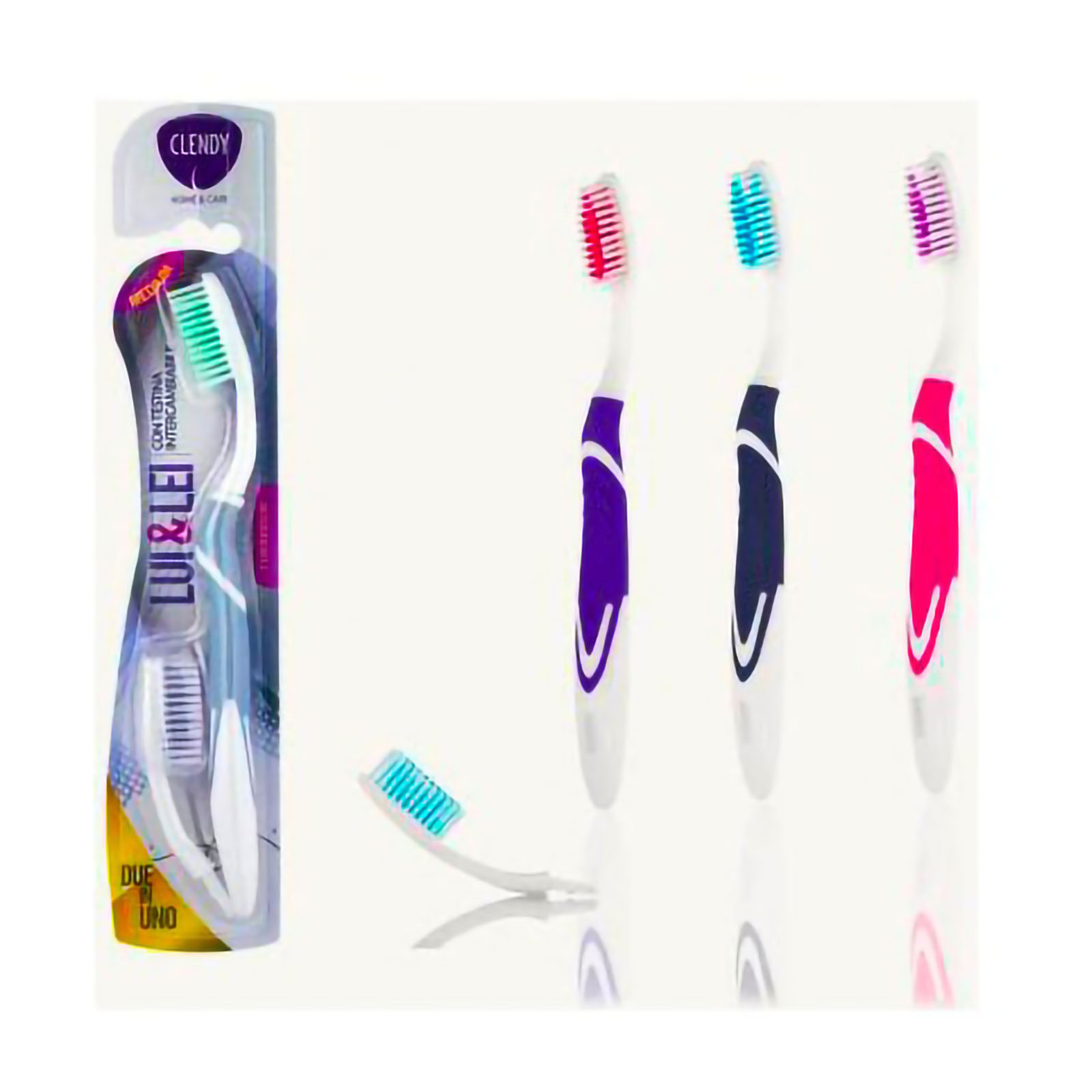 Spazzolino Lui & Lei Con Testine Intercambiabili