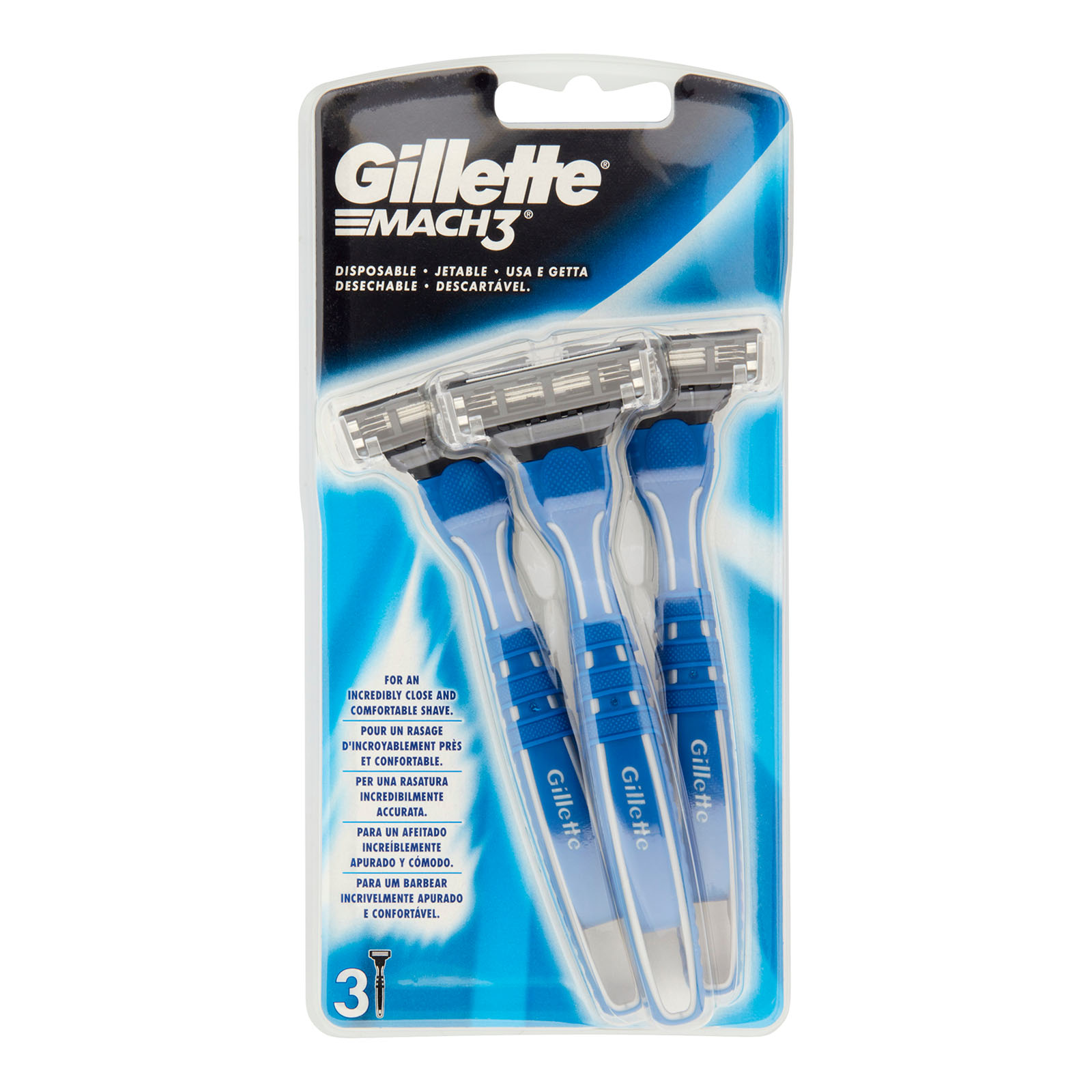 Gillette Mach3 Usa&getta 3 Rasoi
