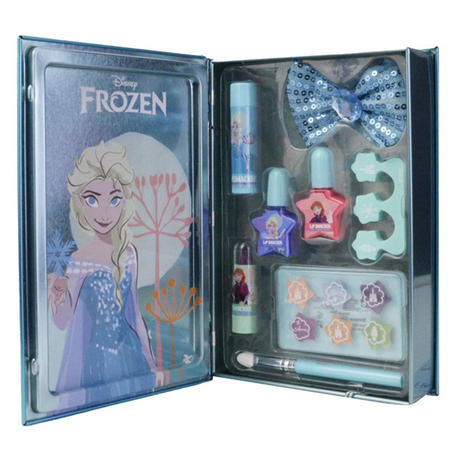 Custodia Per Trucchi Frozen Book Tin - Elsa E Anna