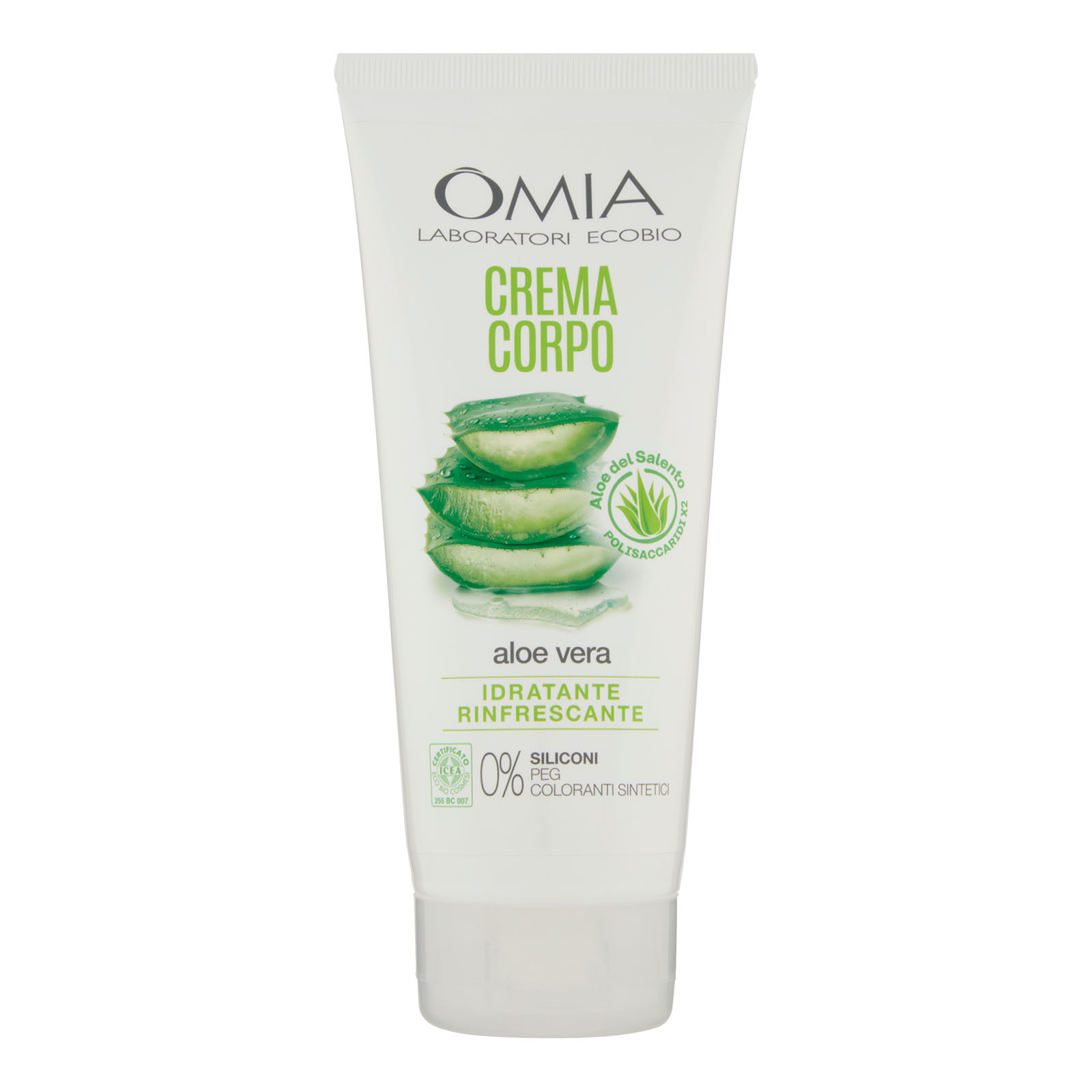 Laboratori Ecobio Crema Corpo Idratante Rinfrescante Aloe Vera 200 ml