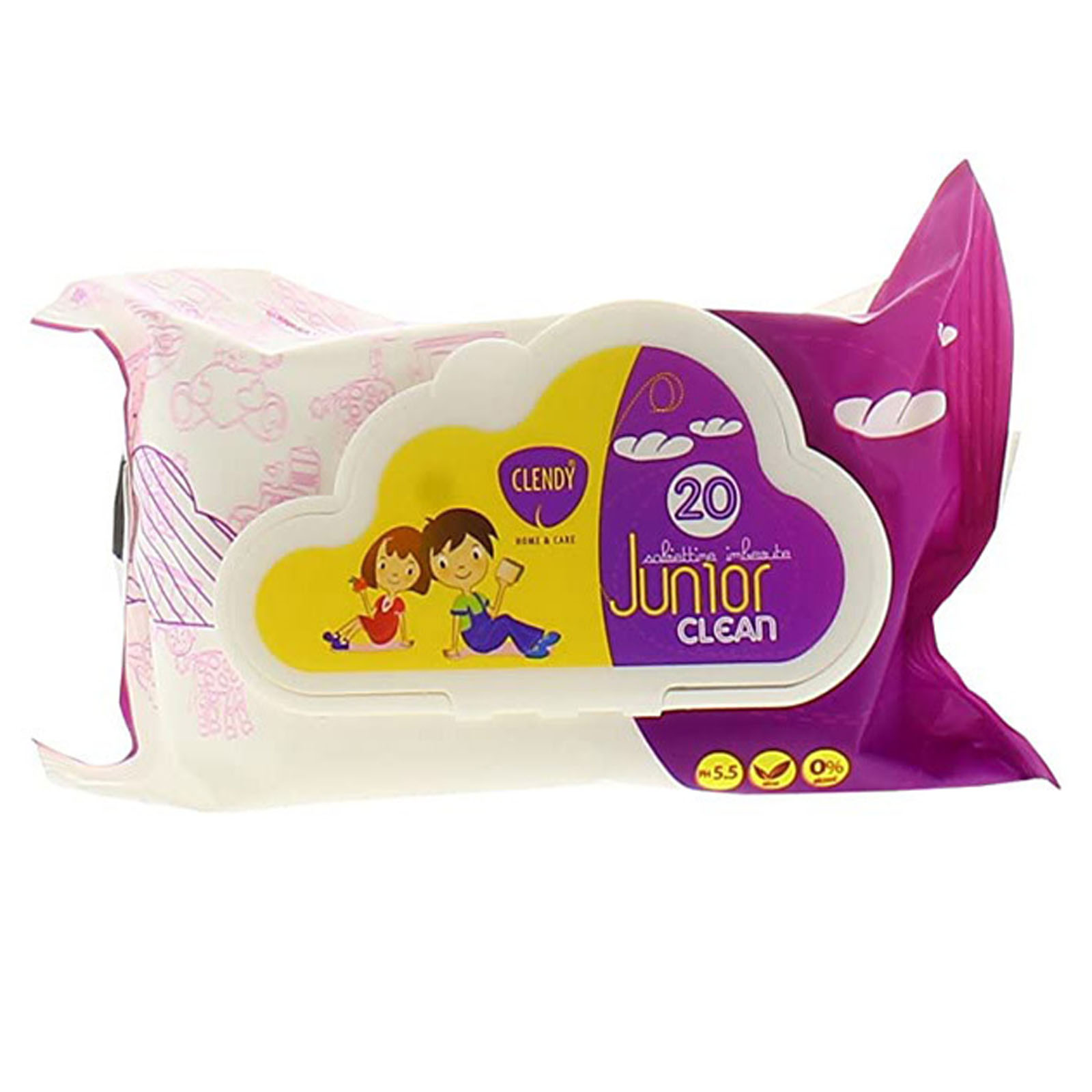Salviettine Imbevute Junior Clean 20 Pz