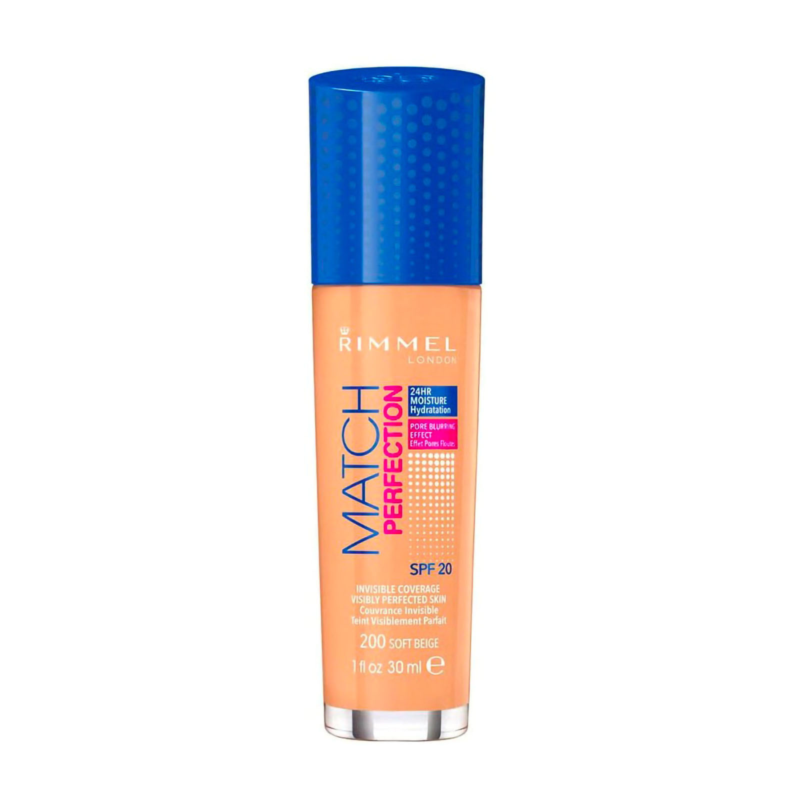 Rimmel Match Perfection Foundation - Fondotinta 200 soft beige